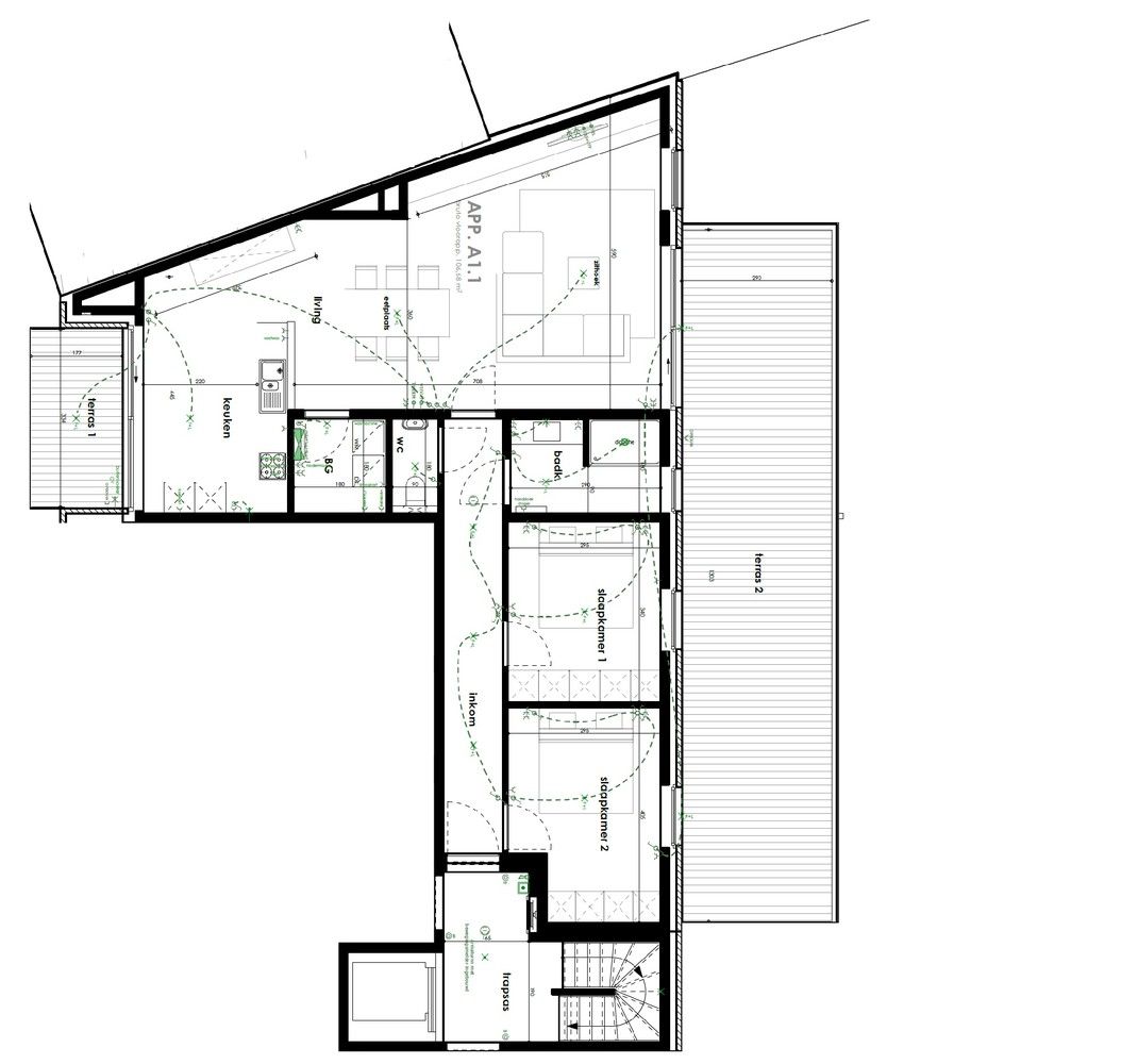 Nieuwbouwappartement op de eerste verdieping te Meulebeke. foto 6