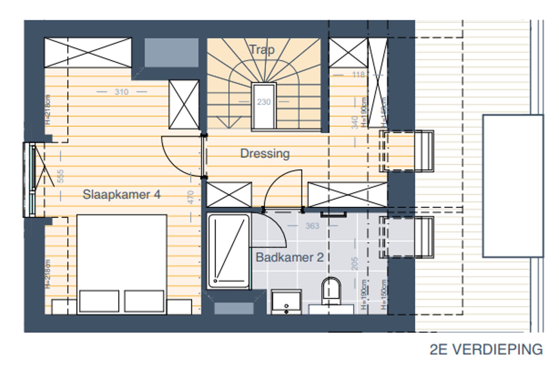 Woning E0.2 - Gesloten bebouwing met 4 slaapkamers foto 4