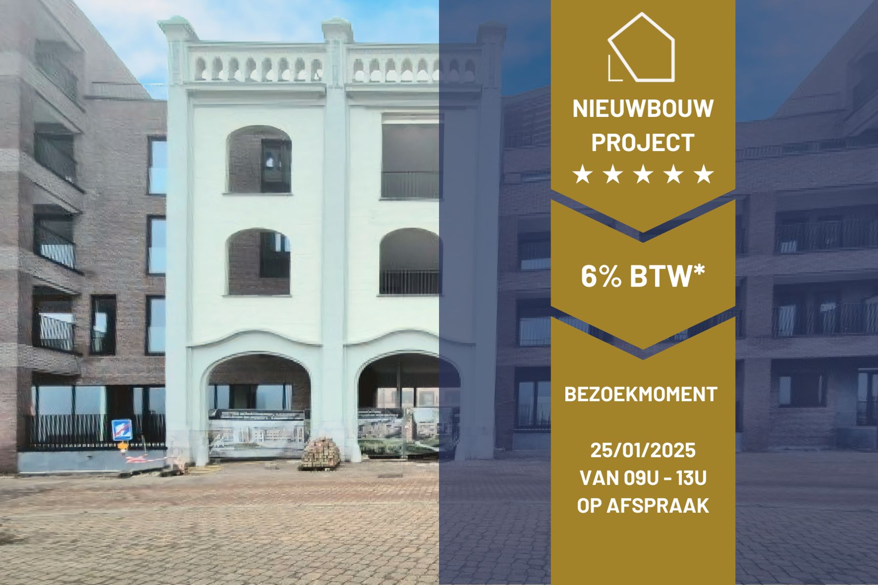 Residentie Graanhaven in centrum Aalst - Bezoekmoment 25/01 foto {{pictureIndex}}