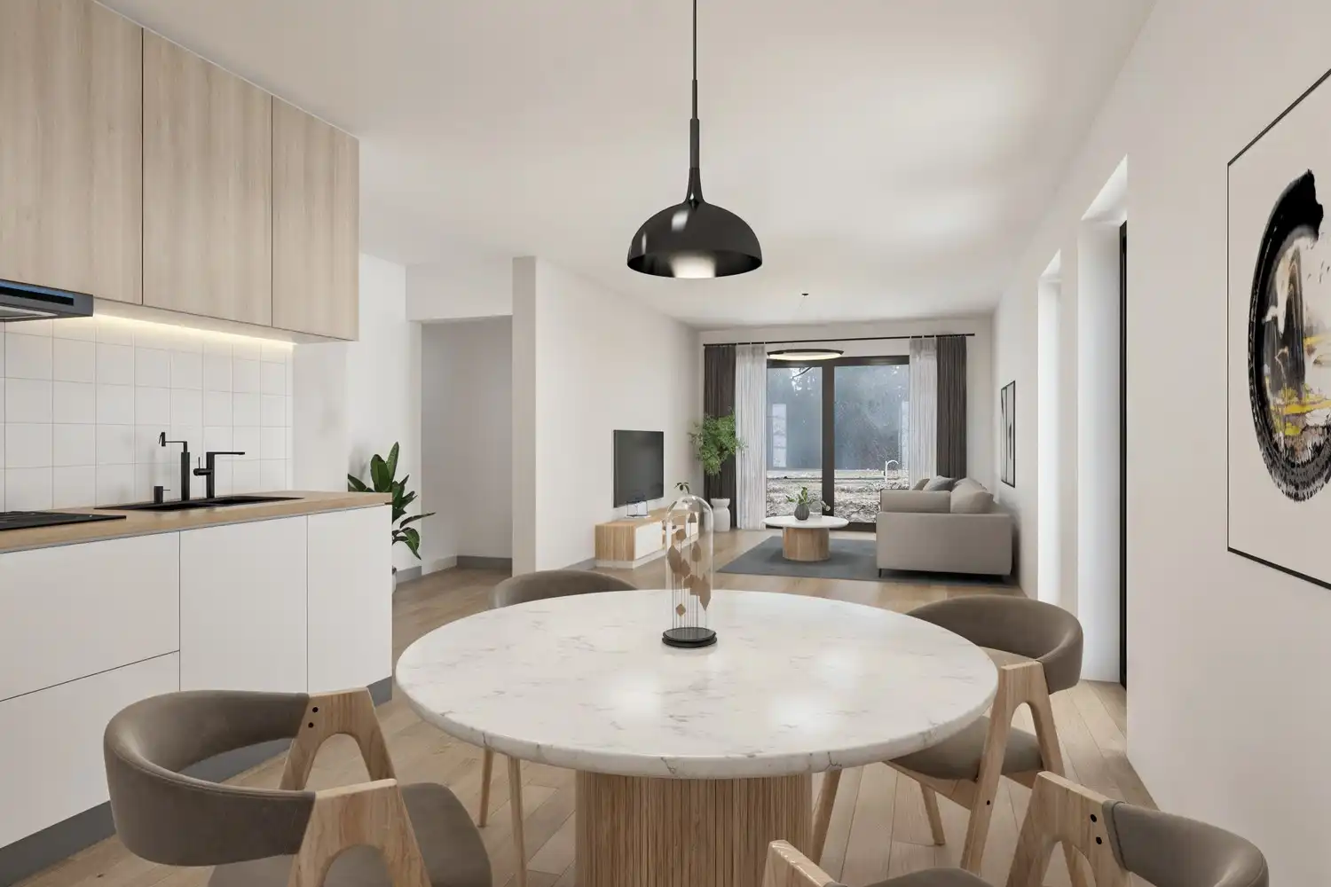 Nieuwbouwproject Weg naar Zutendaal, Maasmechelen - Sleutel-op-de-deur met afwerking naar wens foto 13