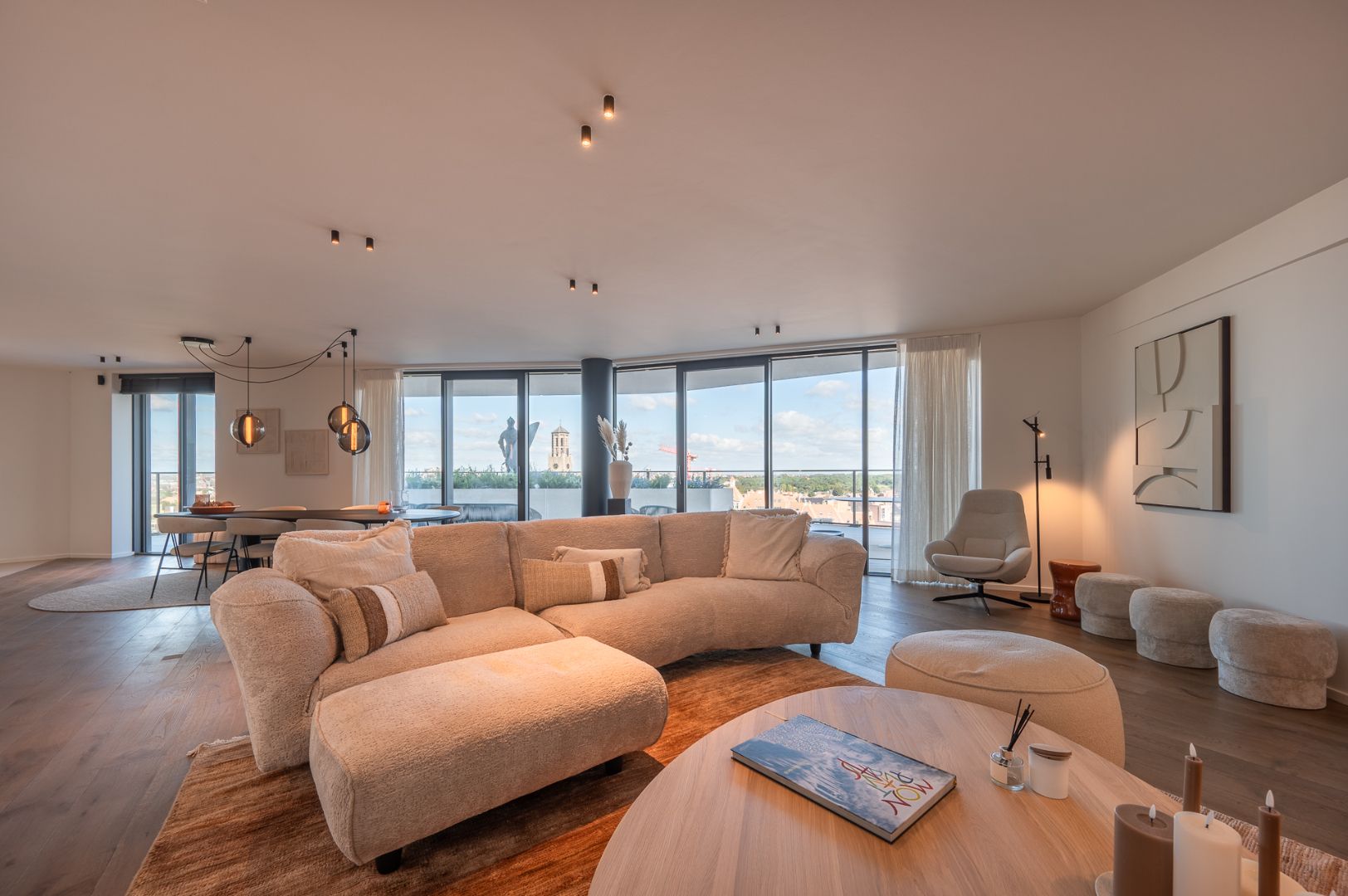 Luxe Hoekappartement met Spectaculair Panoramisch Uitzicht over Knokke-Heist foto 2