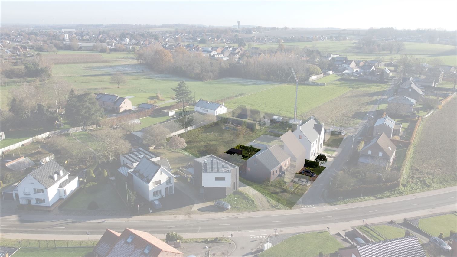 Bouwgrond met vergund bouwplan foto 3
