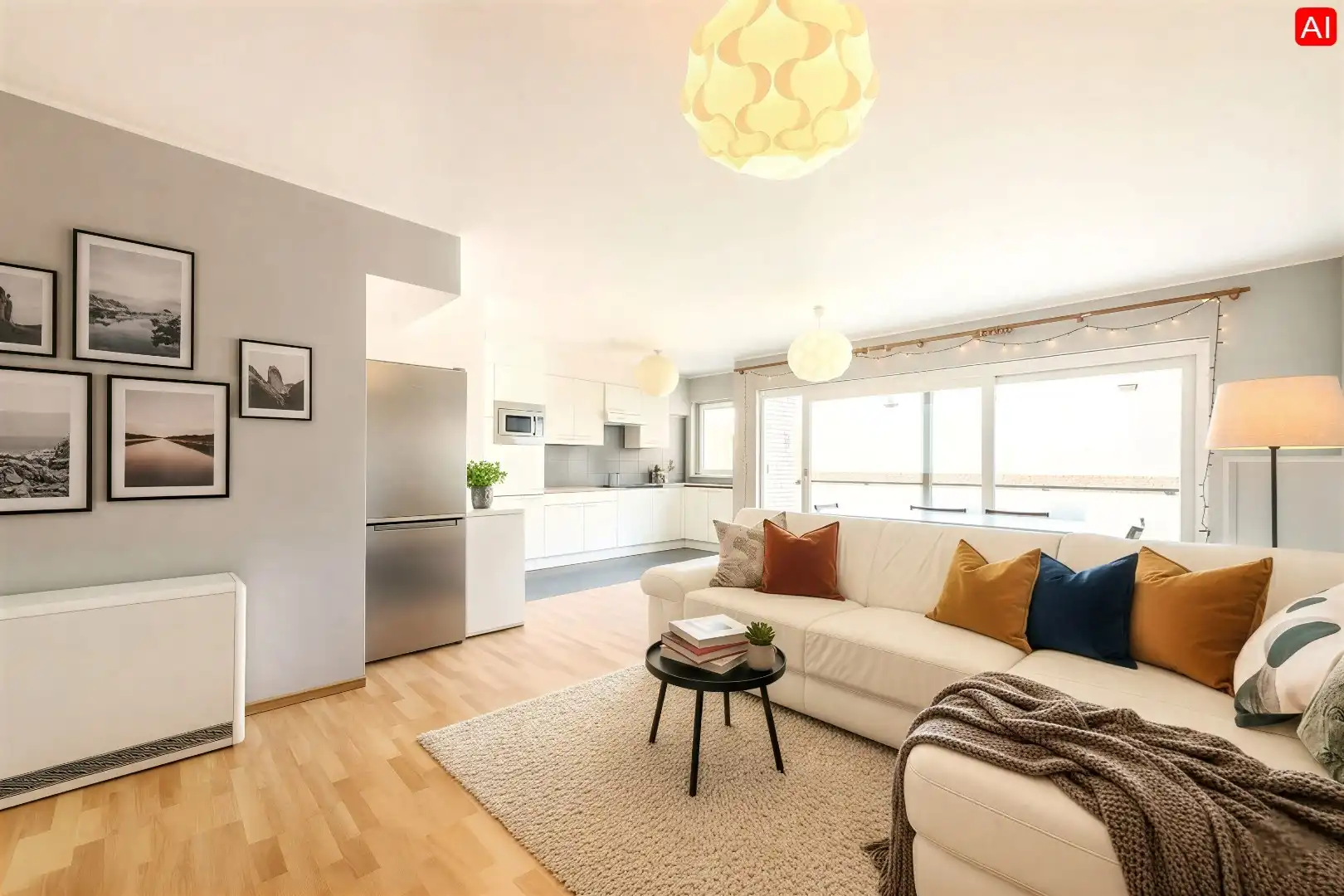 INSTAPKLAAR APPARTEMENT MET CENTRALE LIGGING | 2 SLPKS foto {{pictureIndex}}
