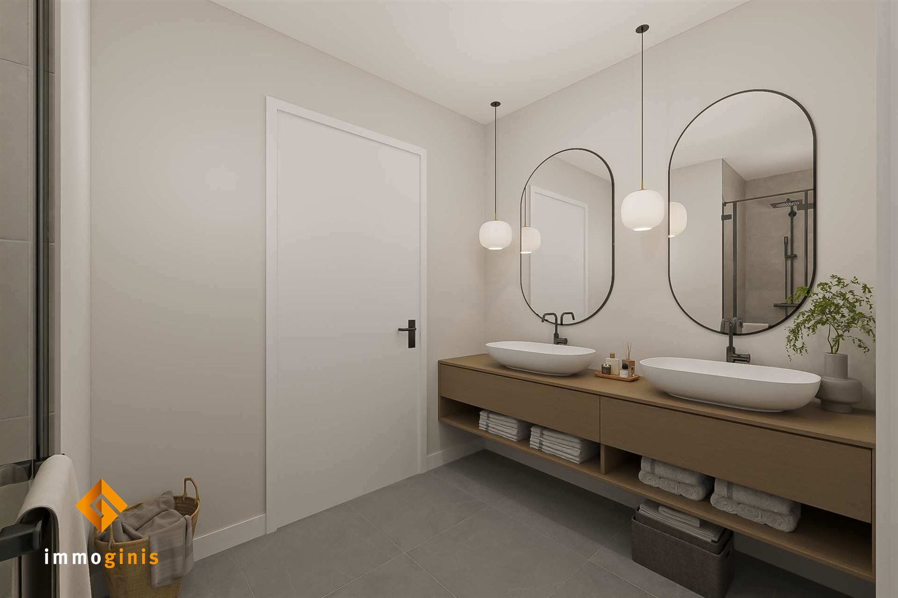 Zeer ruim appartement (eerste verdieping) met 1 slaapkamer en dressing. foto 7
