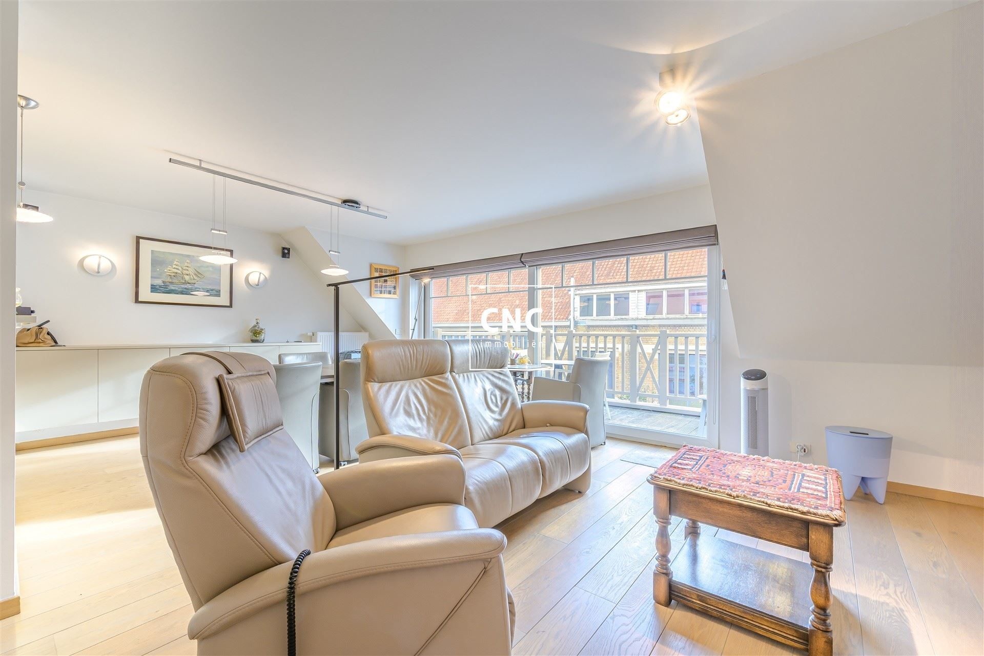 Lichtrijke duplex met twee terrassen in centrum Knokke foto 6