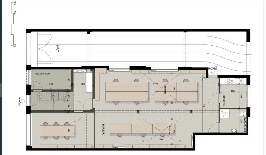 Ingedeelde kantoorruimte met parking te huur in Aartselaar foto 17