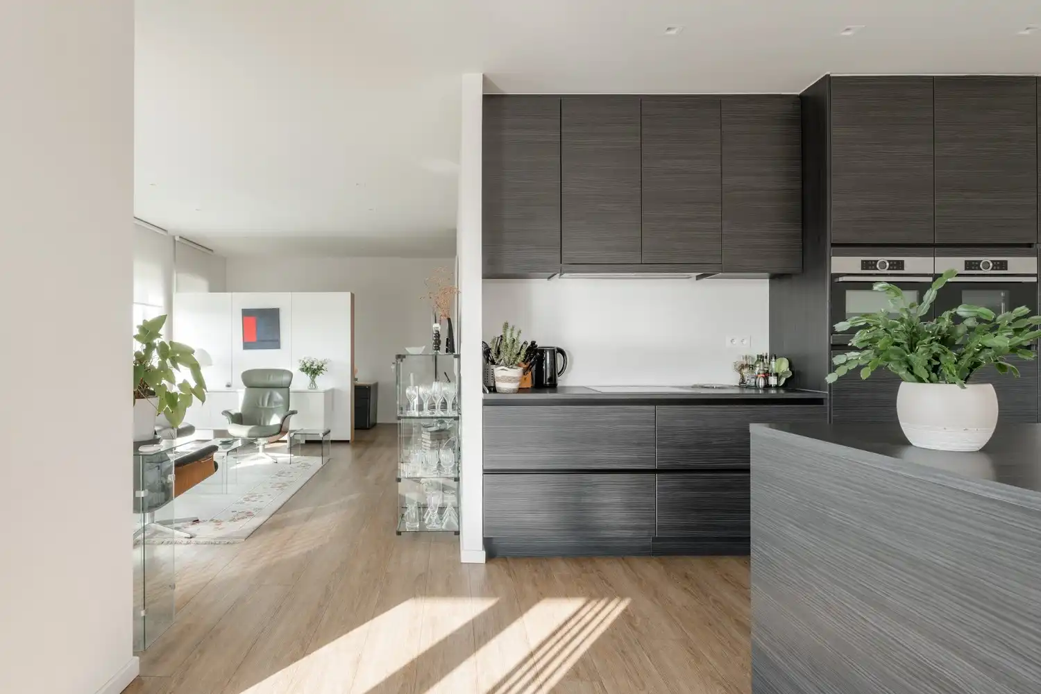 Prachtig penthouse met zeer groot terras en daktuin op het zuiden met 2 slaapkamers en 2 badkamers. foto 19