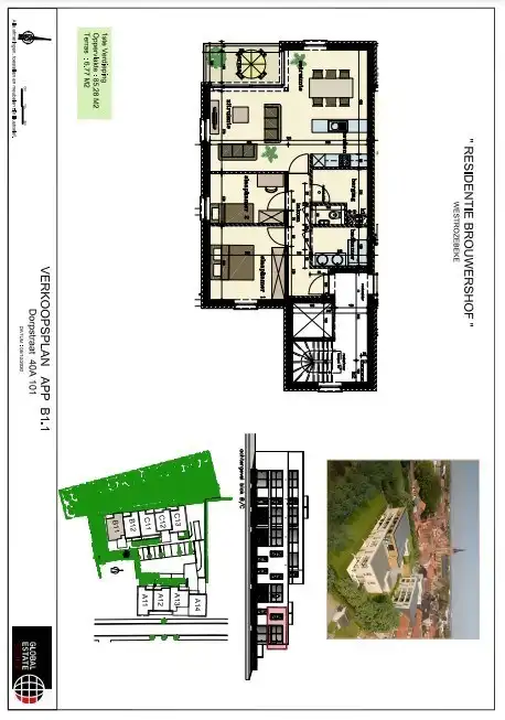 Nieuwbouwappartement op de 1ste verdieping met 2 slaapkamers, terras én garage foto 5
