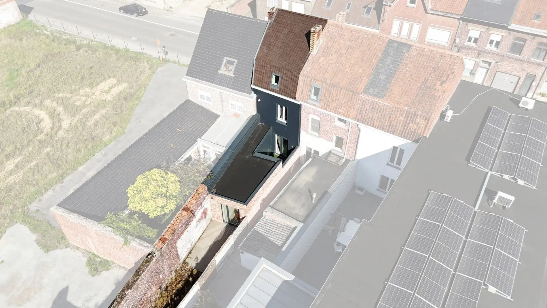 Grote woning met inpandig terras, 3 kamers, tuin,... foto 22