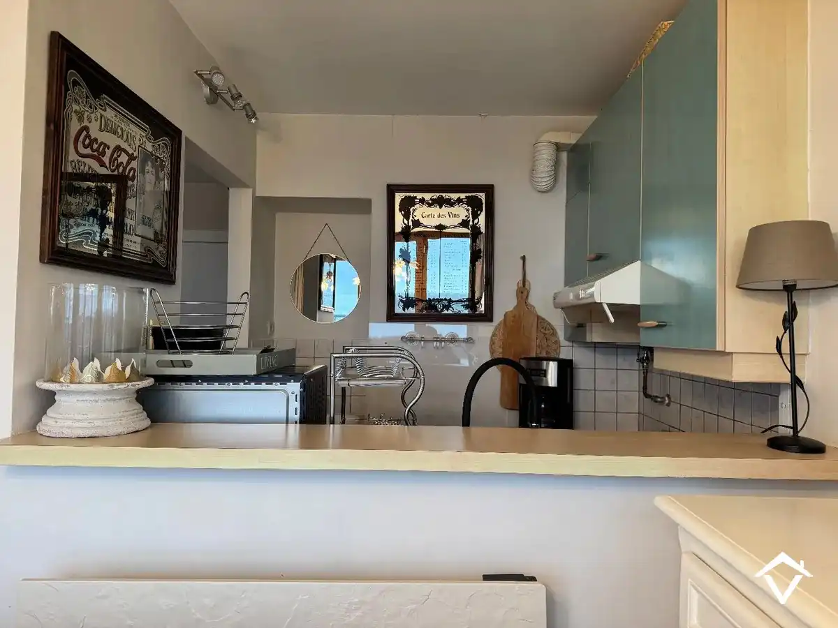 Bemeubeld appartement met 1 slaapkamer in De Panne foto 13
