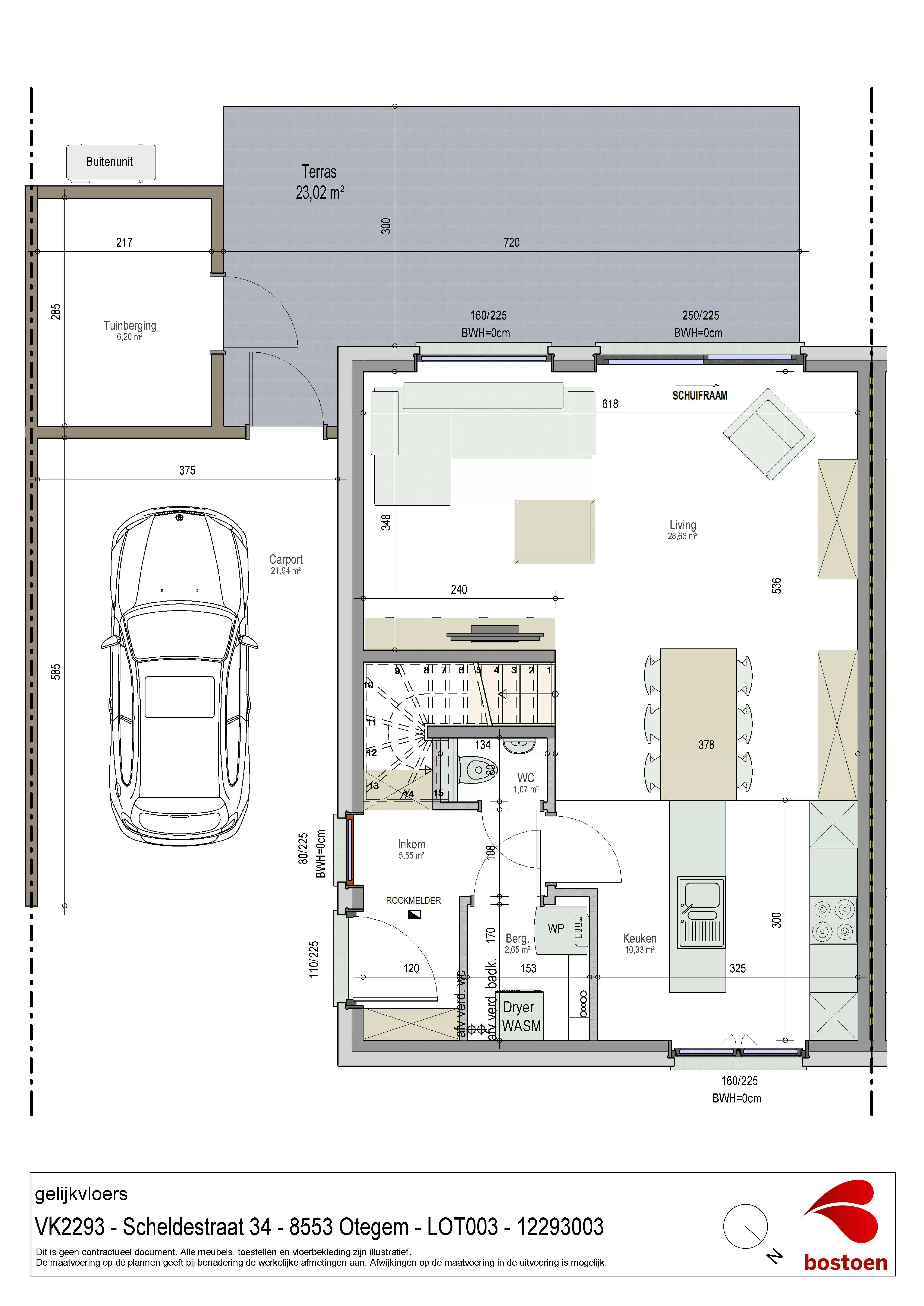 Moderne nieuwbouwwoning met 3 slaapkamers, tuin en carport in Zwevegem foto 6