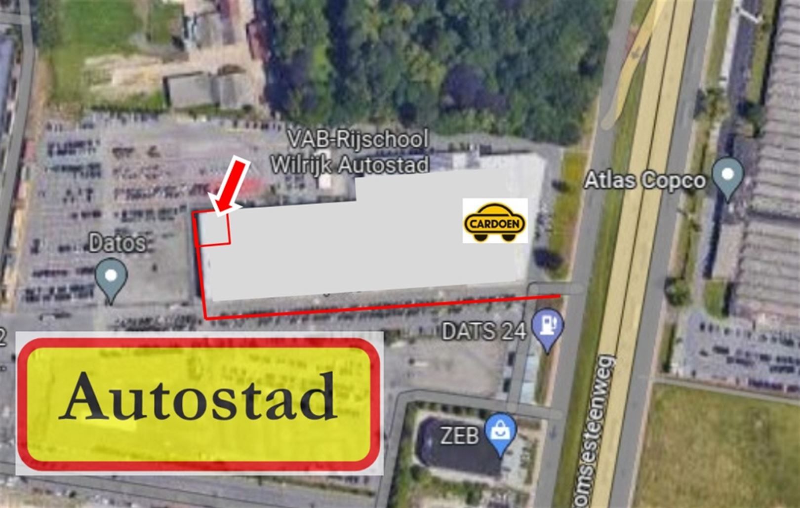 Ruime parking/stockageruimte langs de A12 te Wilrijk foto 5