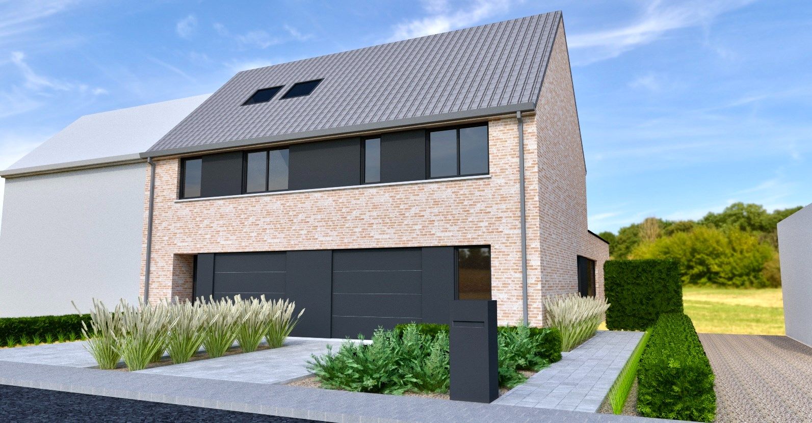 NIEUWBOUW WONING MET 3 SLAAPKAMERS, GARAGE EN TUIN (515m²) foto {{pictureIndex}}