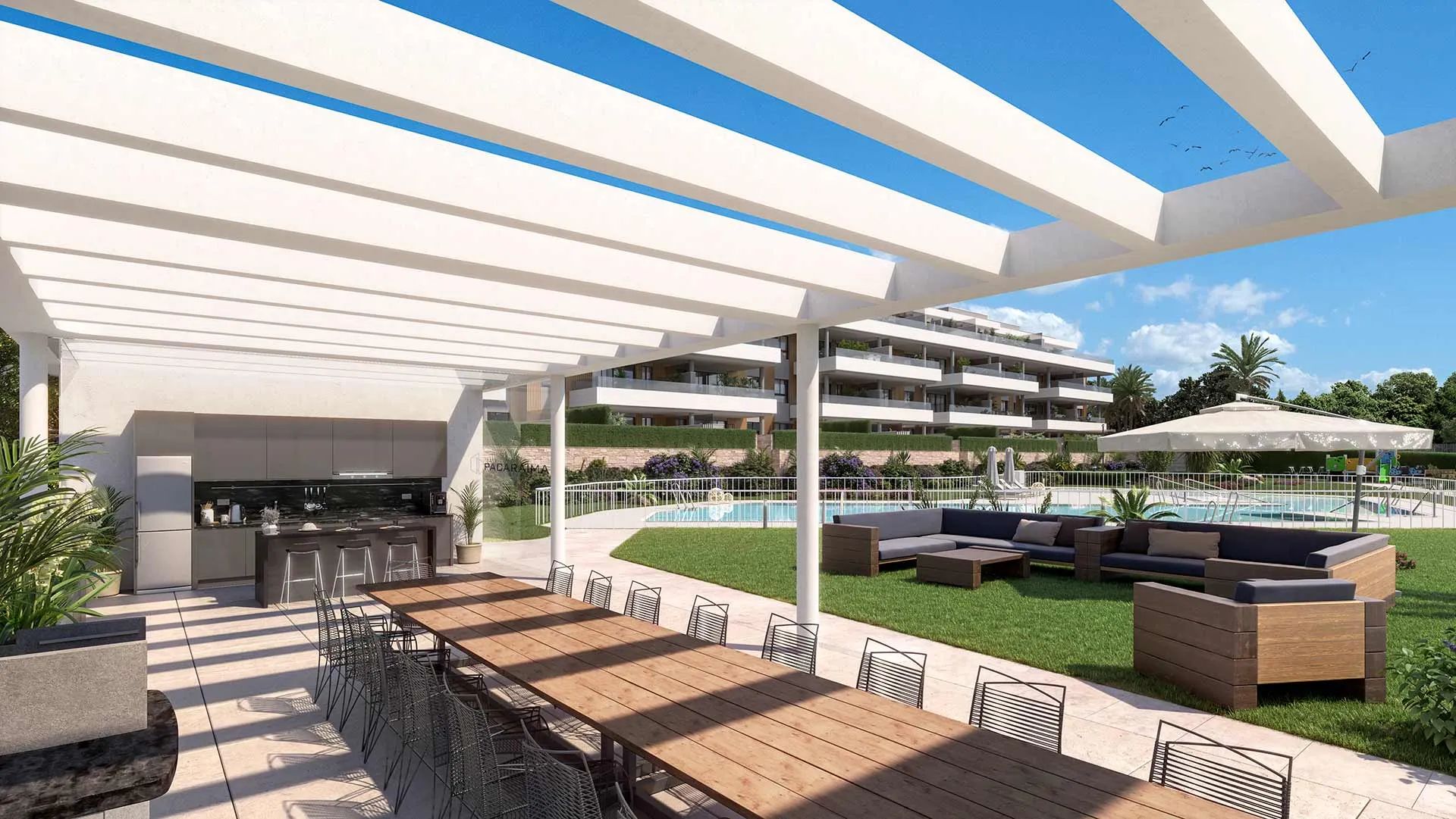 Symmetrie en comfort: moderne appartementen nabij de zee en alle faciliteiten! foto 8