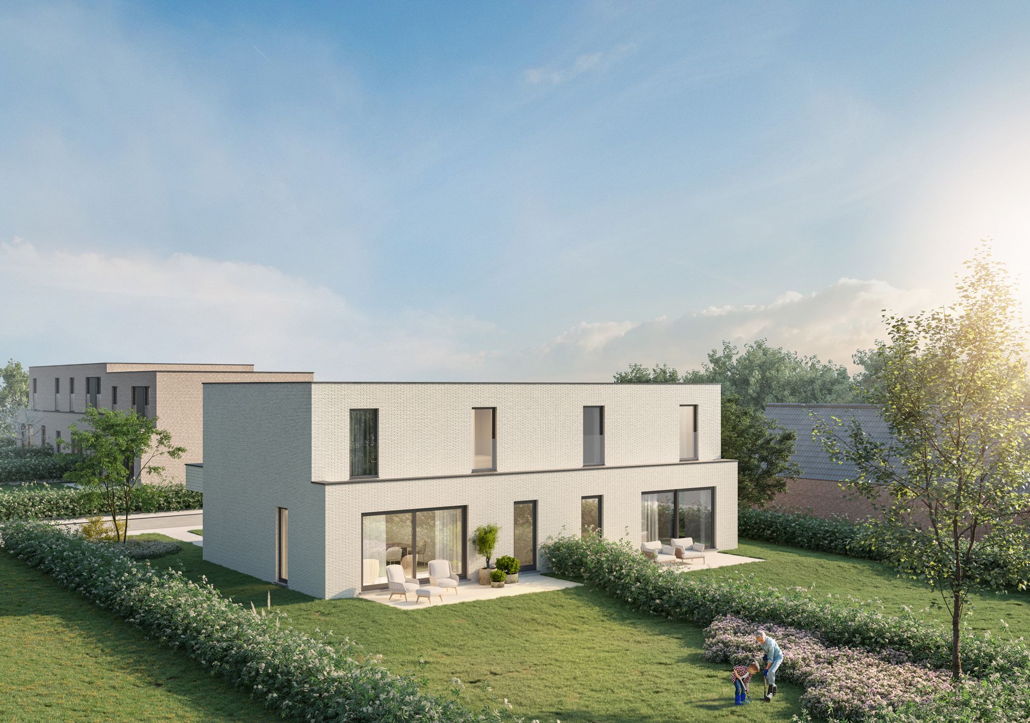 Halfopen bebouwing met drie slaapkamers foto 12