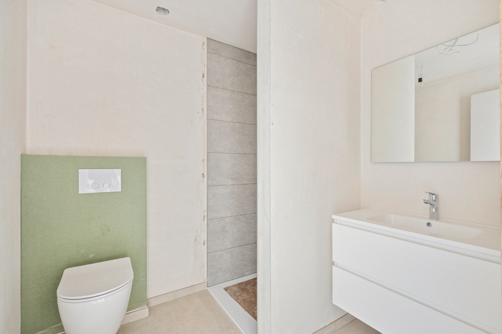 DUPLEX NIEUWBOUWAPPARTEMENT MET 2 SLPKS EN RUIM TERRAS TE GELUWE foto 16