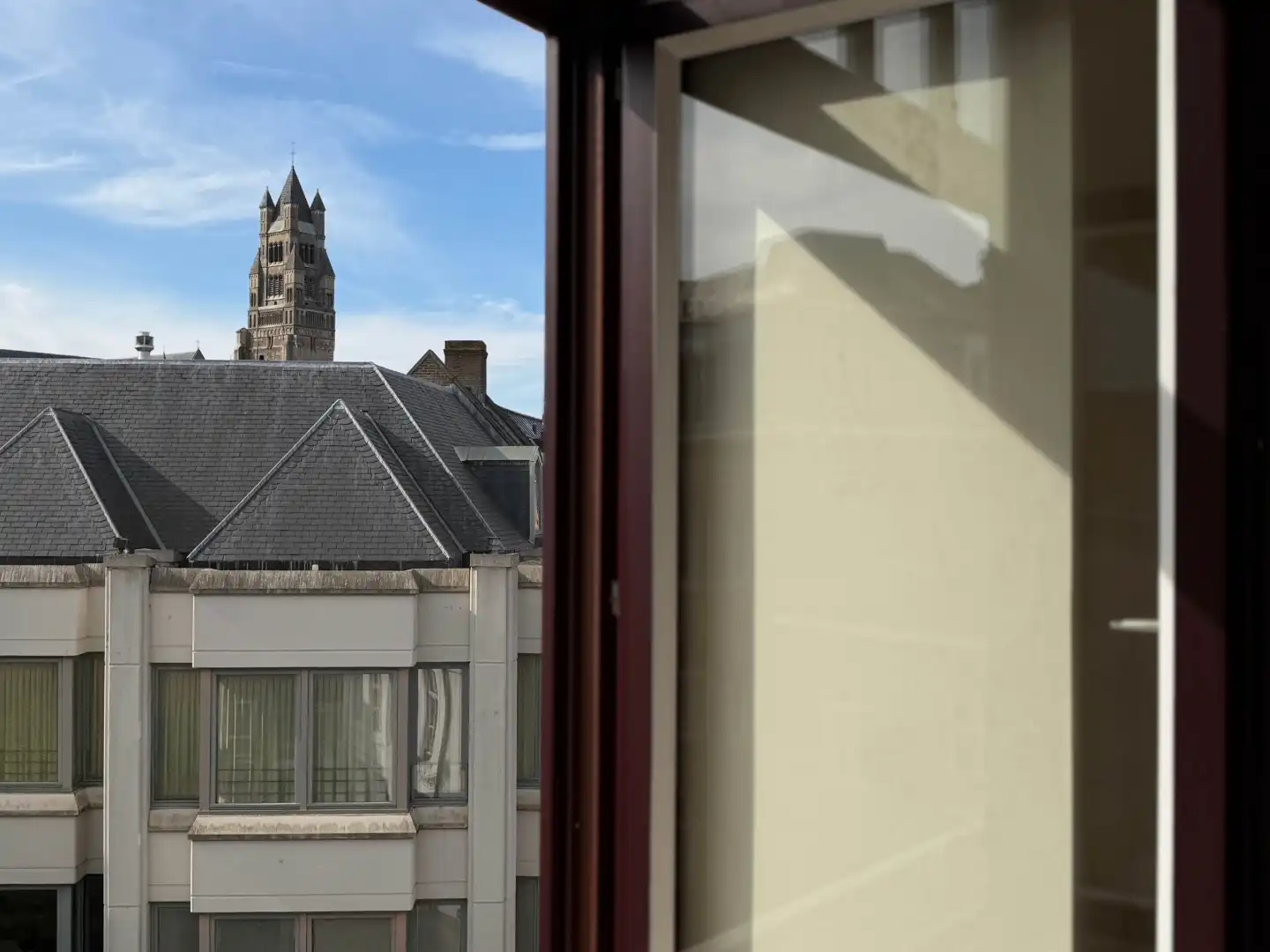 centraal gelegen appartement met prachtig zicht op de Halletoren foto 12