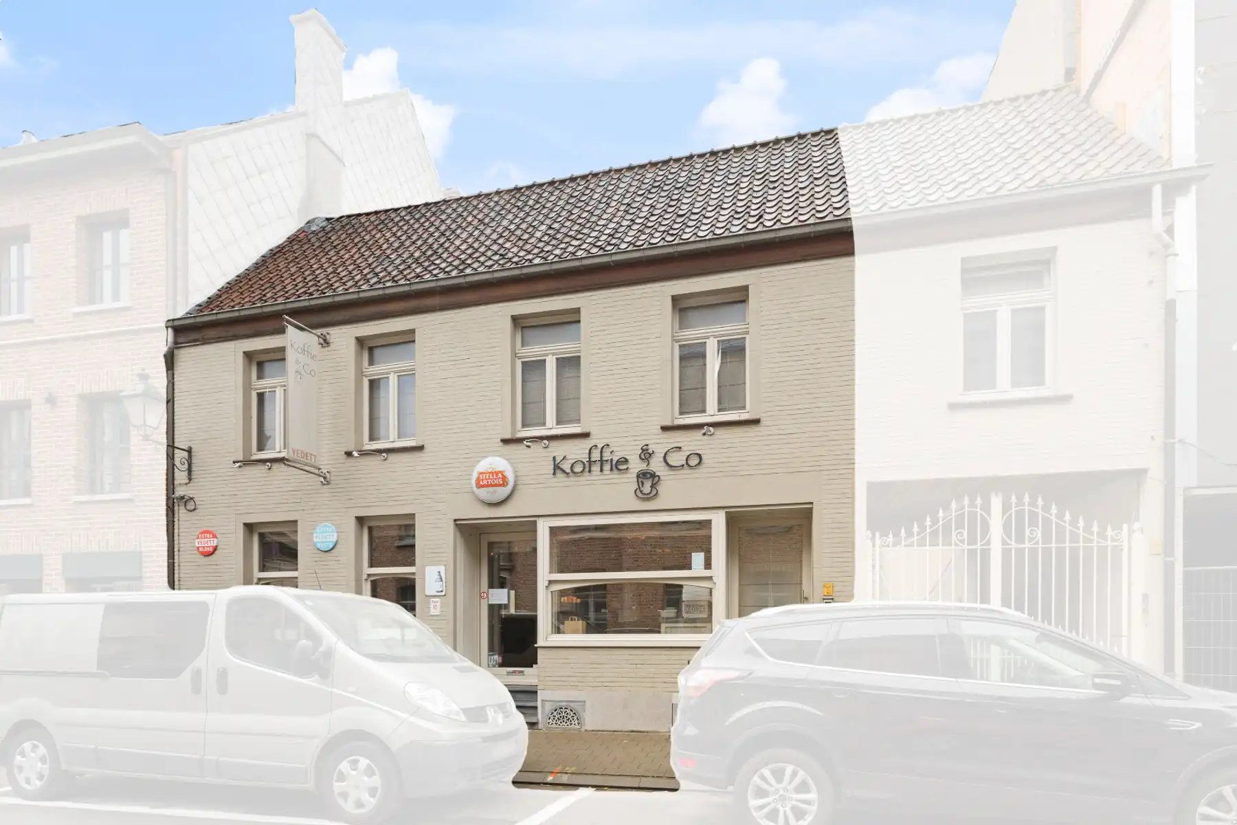 Handelspand met woonst te centrum Lede. foto 15