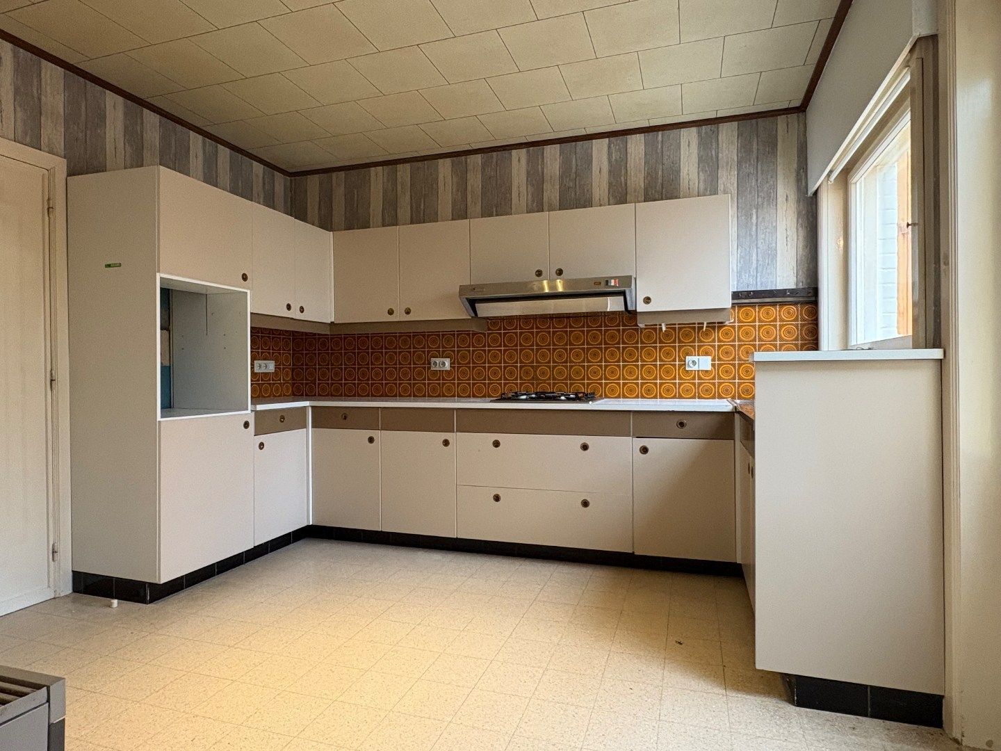 Sterke woning in beton met 3 garages, landelijke verzichten in Hulste. foto 4