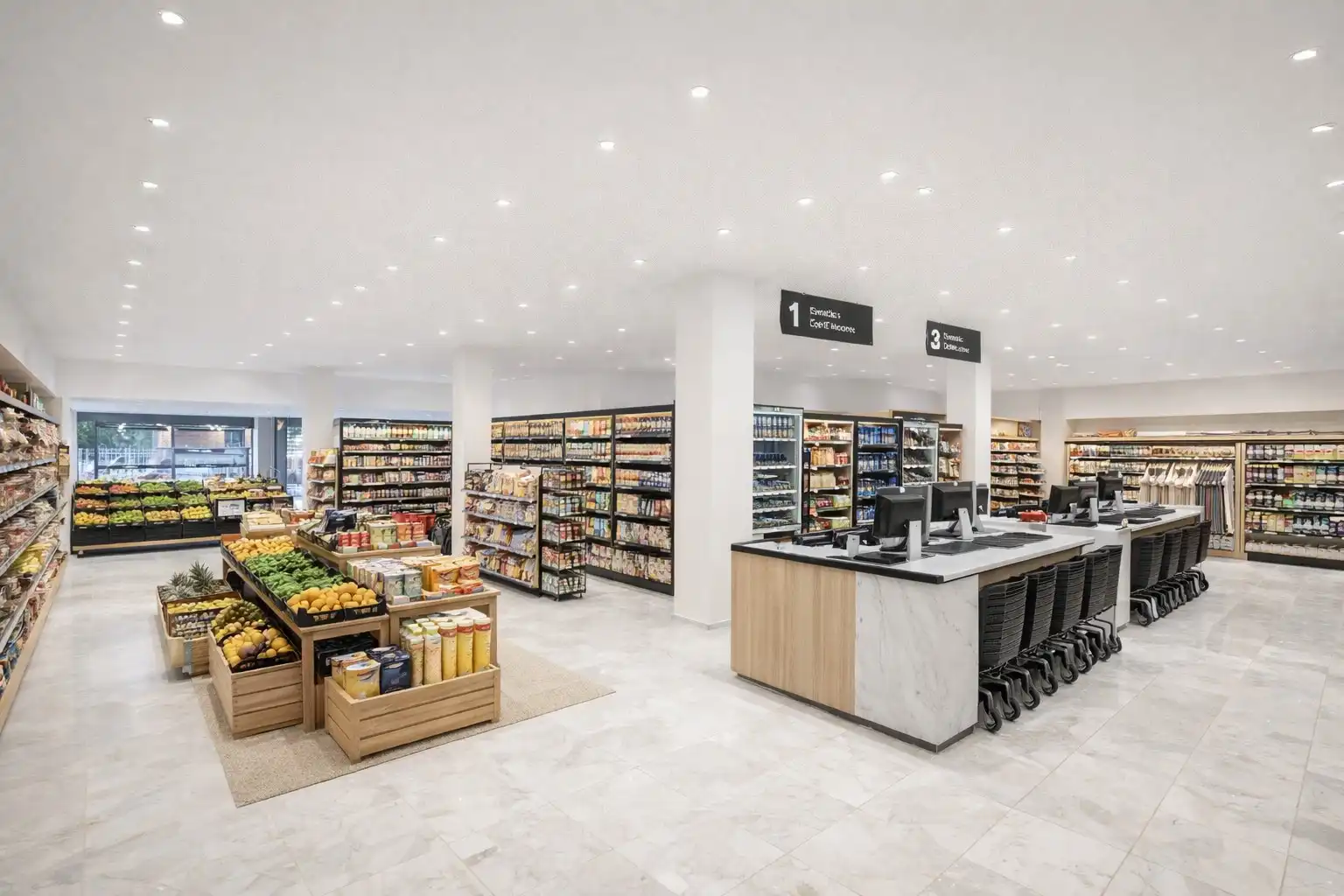 Commercieel handelsgelijkvloers met interessante straatbreedte foto {{pictureIndex}}