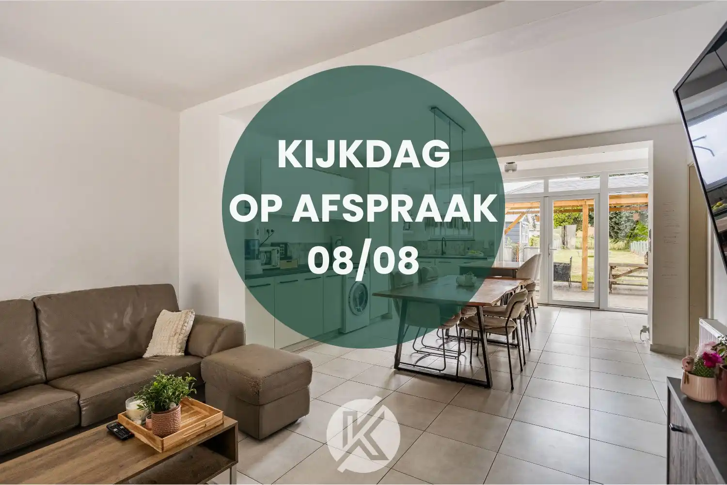 Gerenoveerde gezinswoning nabij Aalst foto {{pictureIndex}}