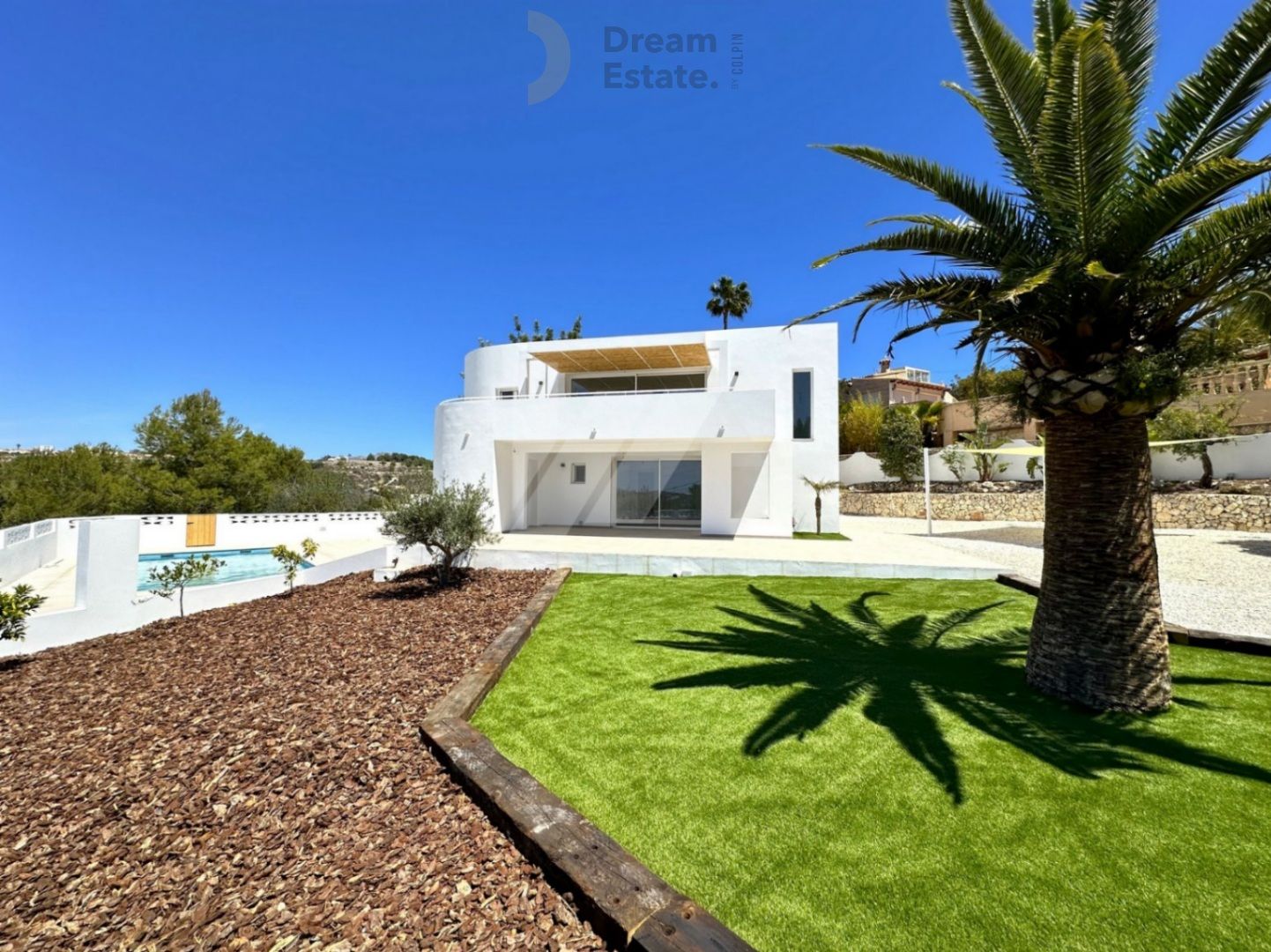Mediterrane droomvilla in Ibiza-stijl met zeezicht foto 19
