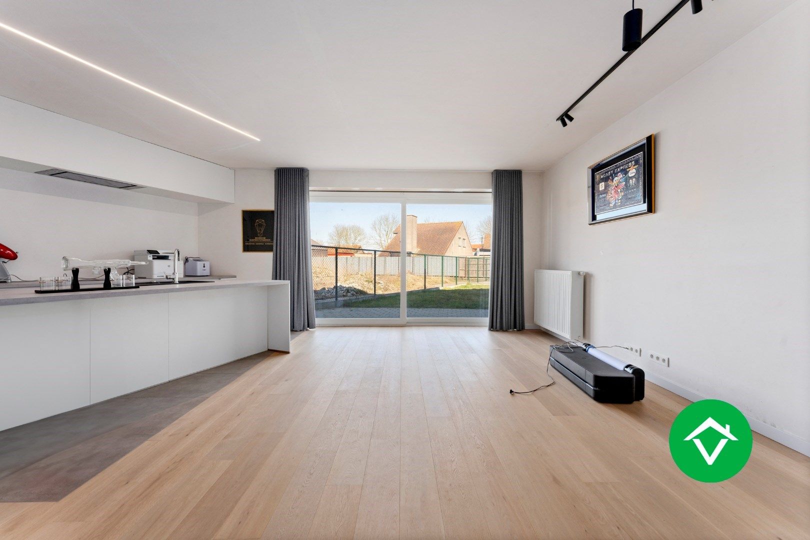 Gelijkvloers appartement met garage te Leke foto 4