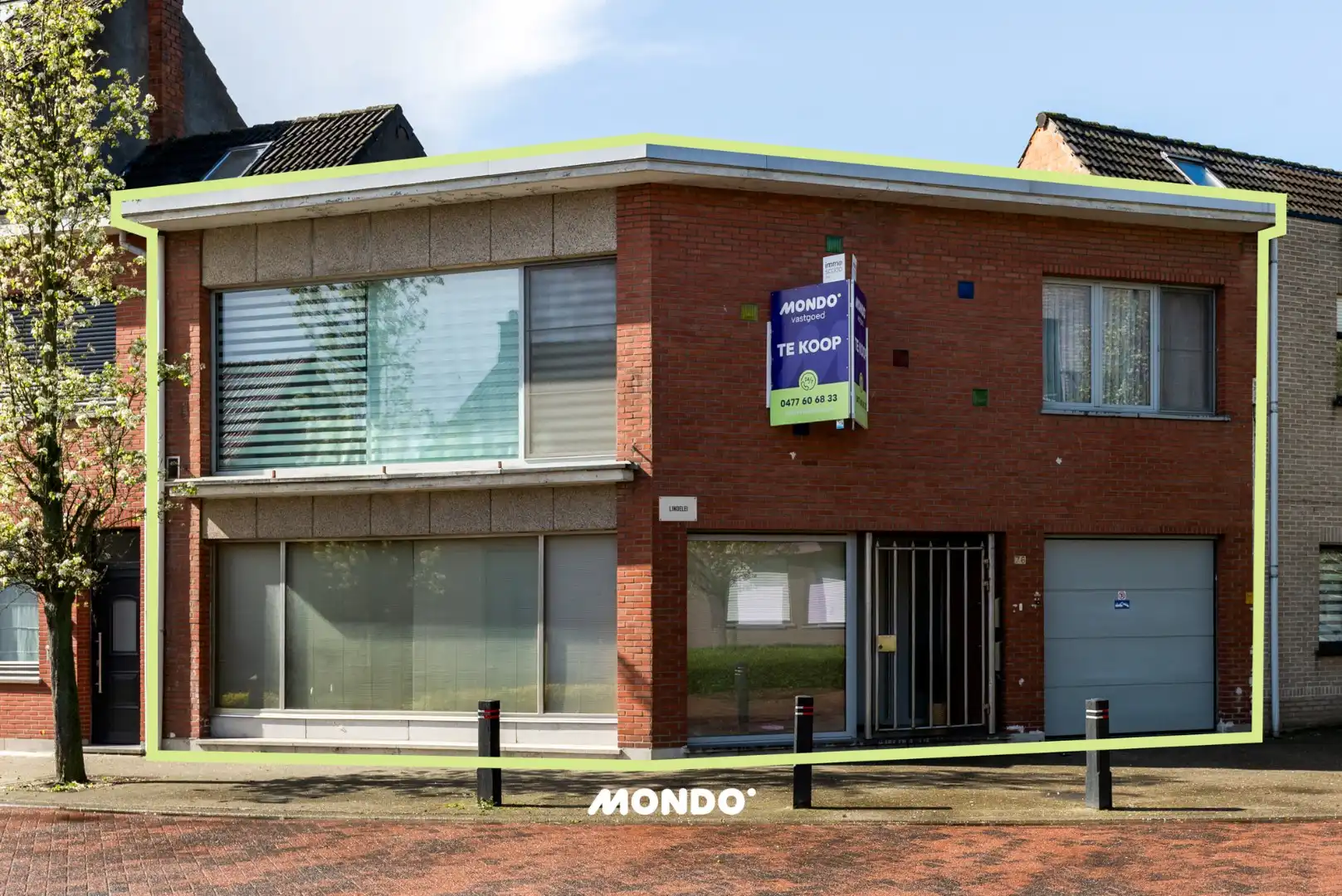 Kleinschalig appartementsgebouw met 2 appartementen en garage! foto {{pictureIndex}}