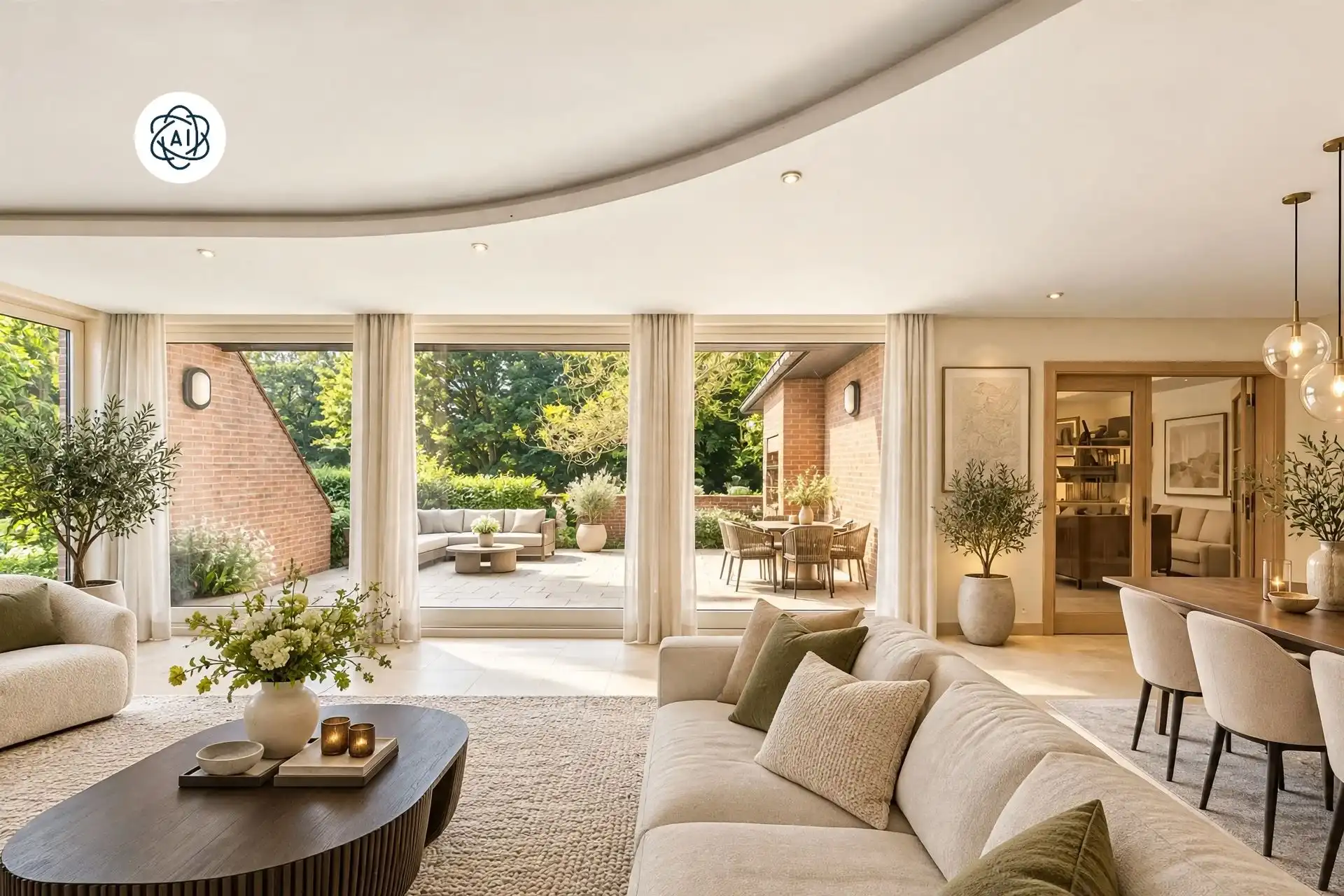 Exclusieve villa met 5 slpks op 1 hectare aan de Schelde foto 19