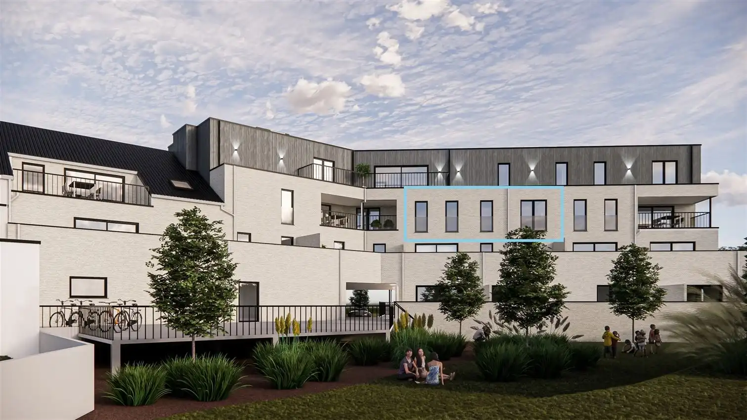 Villa-appartement met 3slk en zuidterras foto 2