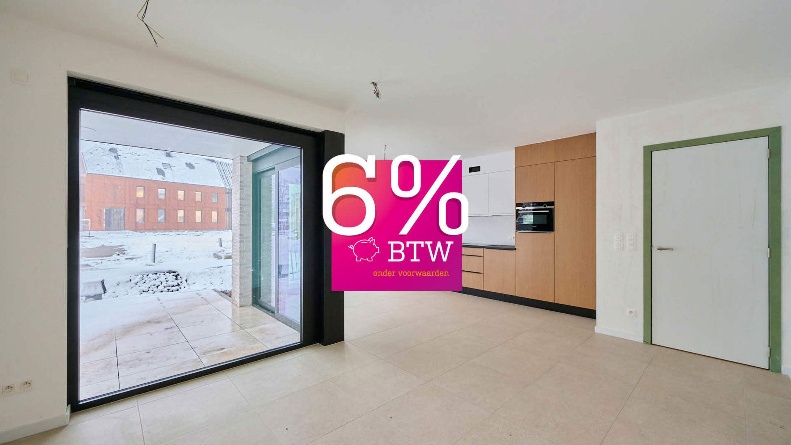 Gelijkvloers nieuwbouwappartement Agnetenpark foto {{pictureIndex}}