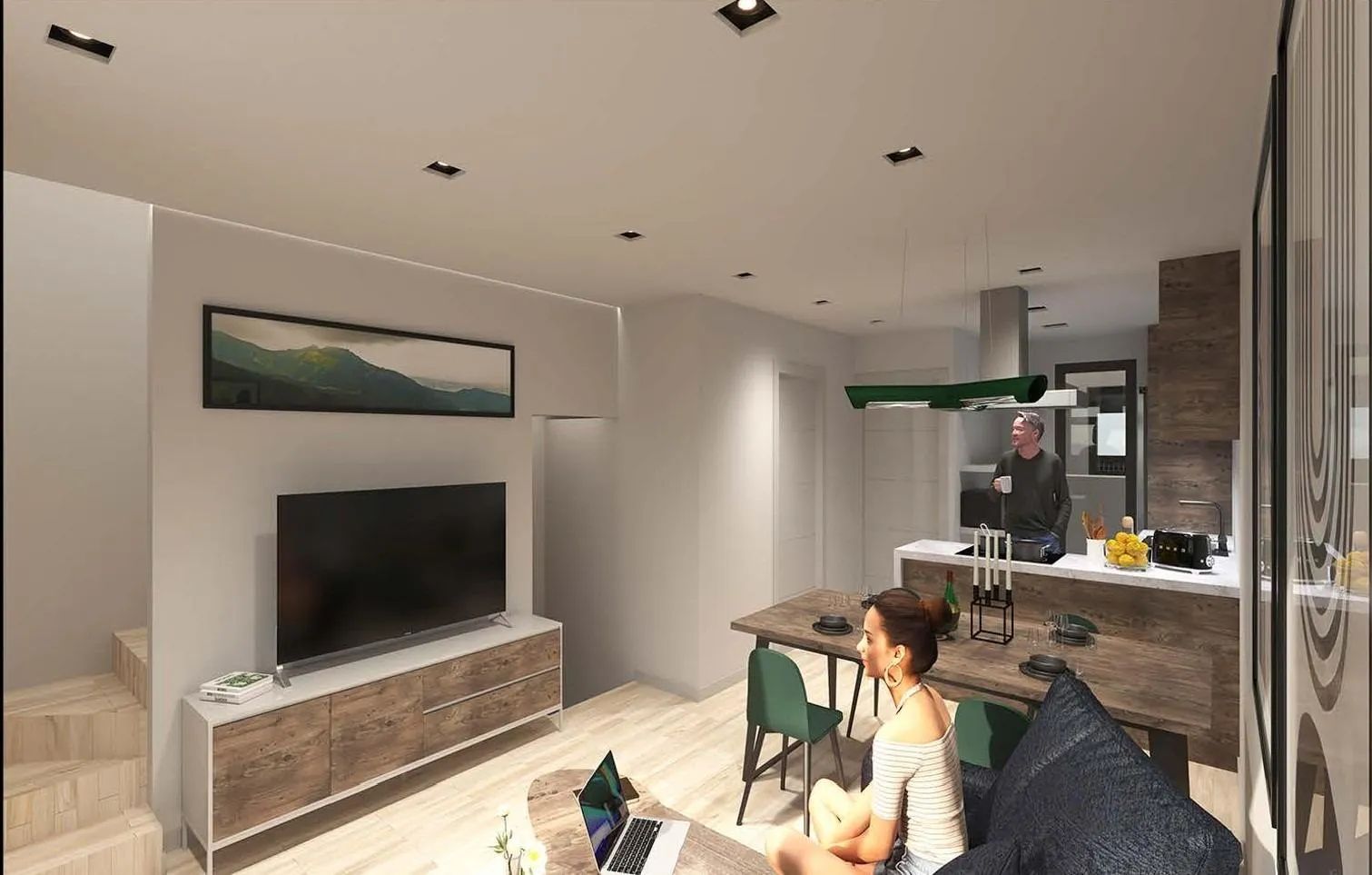 Wonen in stijlvolle rust: eigentijdse vakantiewoningen met solarium in authentiek Dolores foto 2