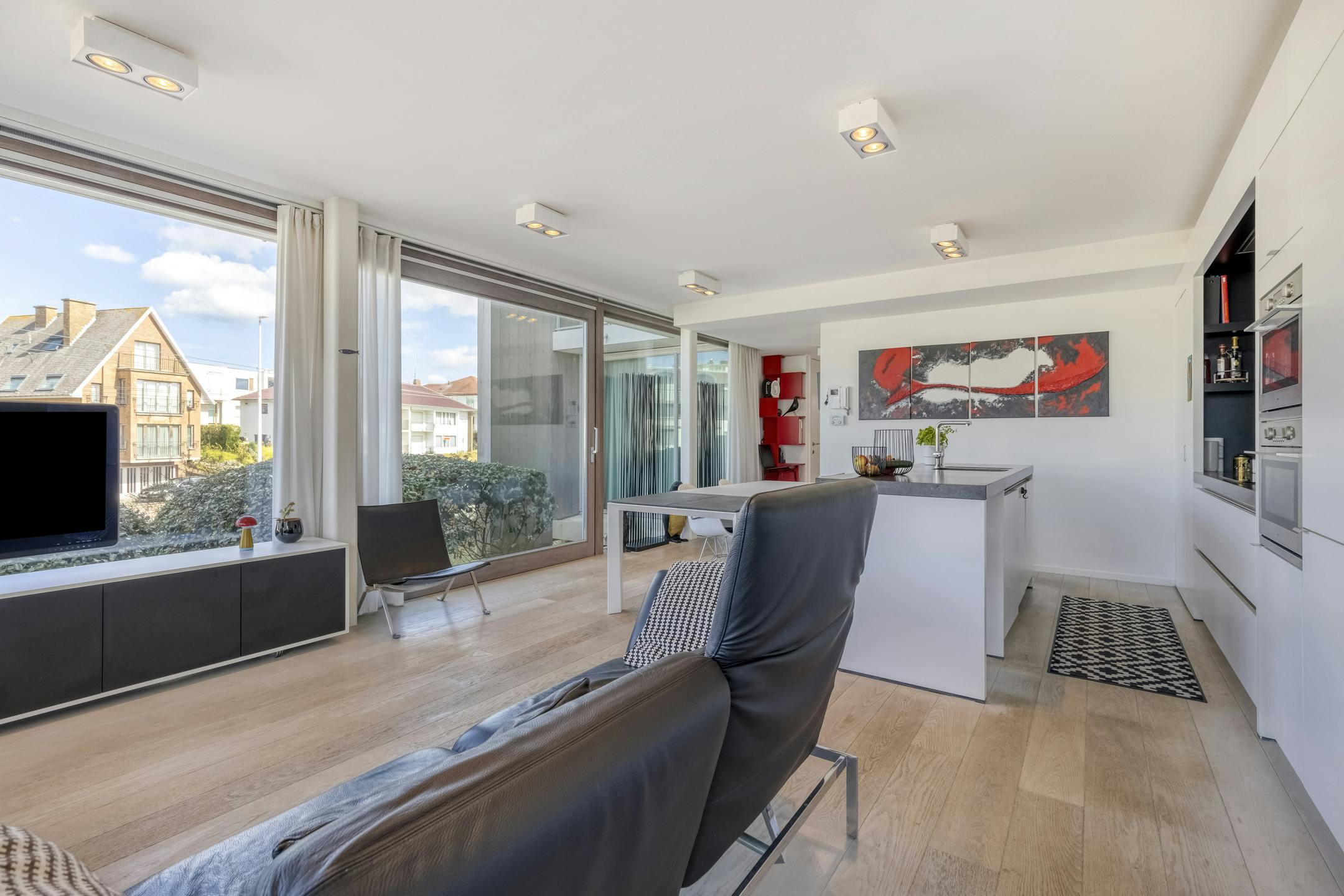 Modern appartement van Rietveld vlakbij zee in Sint-Idesbald foto 15