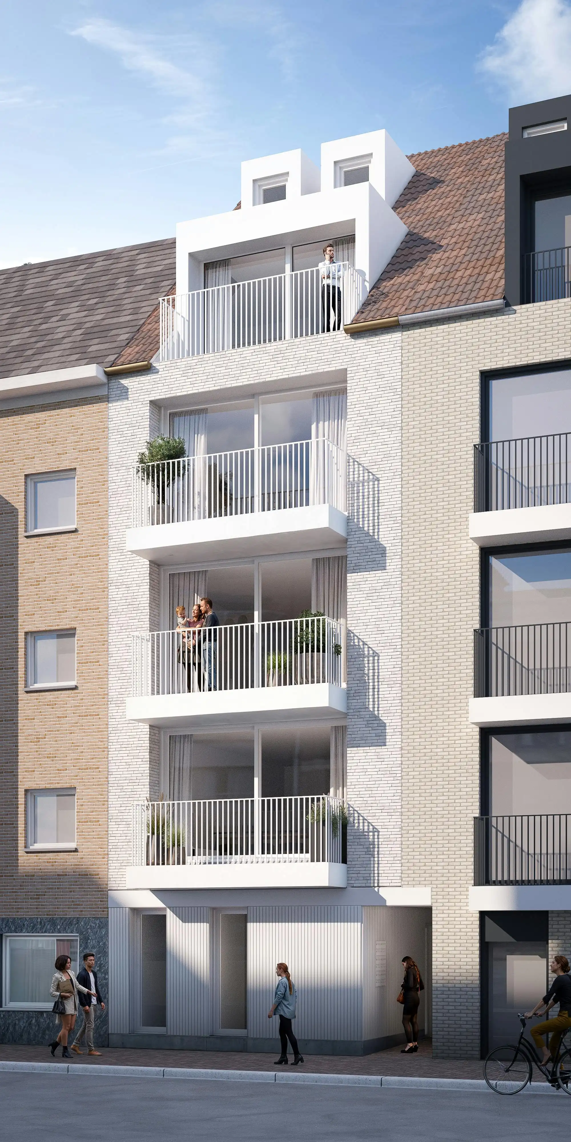 Nieuwbouw 2 slaapkamer appartement te Heist, nabij De Bolle foto 5