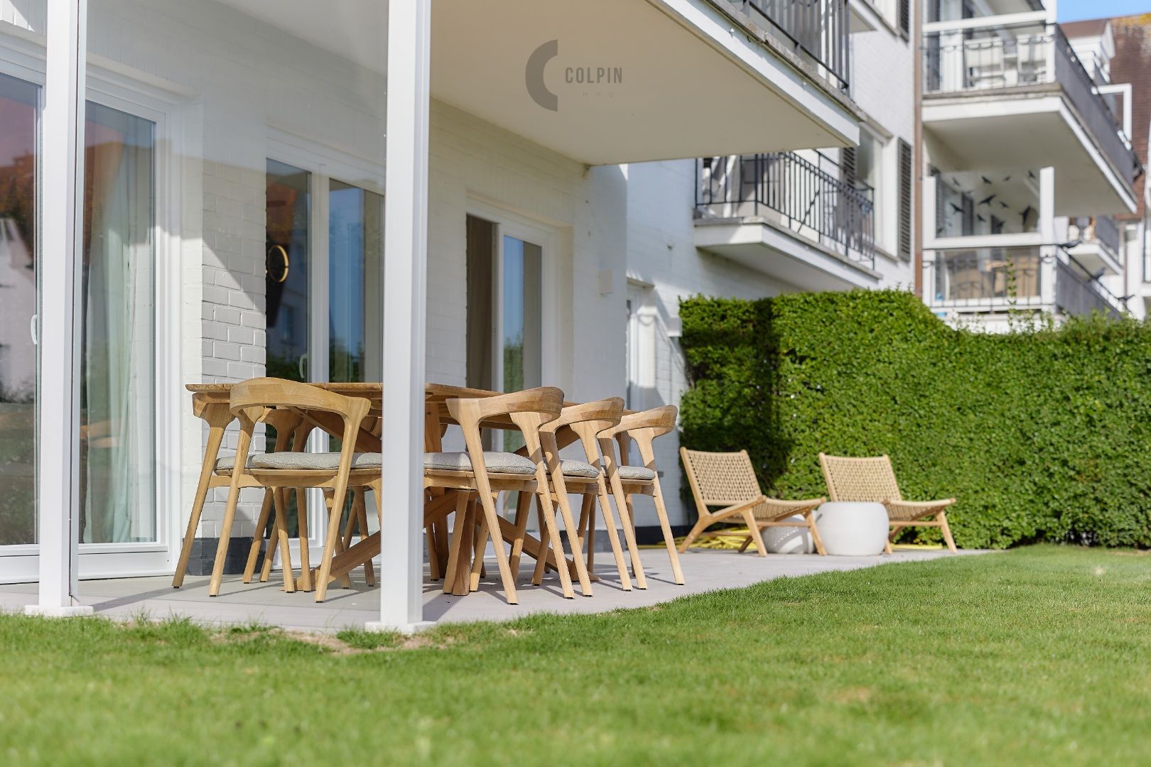 Luxueus hoekappartement met zuidgerichte tuin in het Zoute, vlakbij het Zwin foto 7
