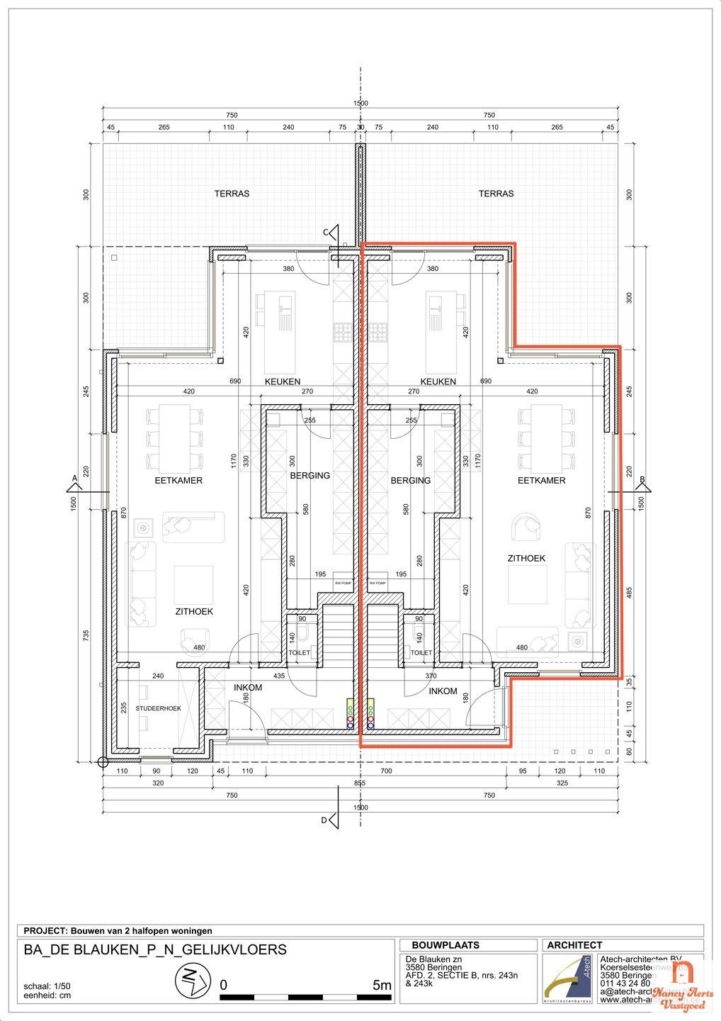 Energiezuinige halfopen woning in rustige straat in Paal foto 5