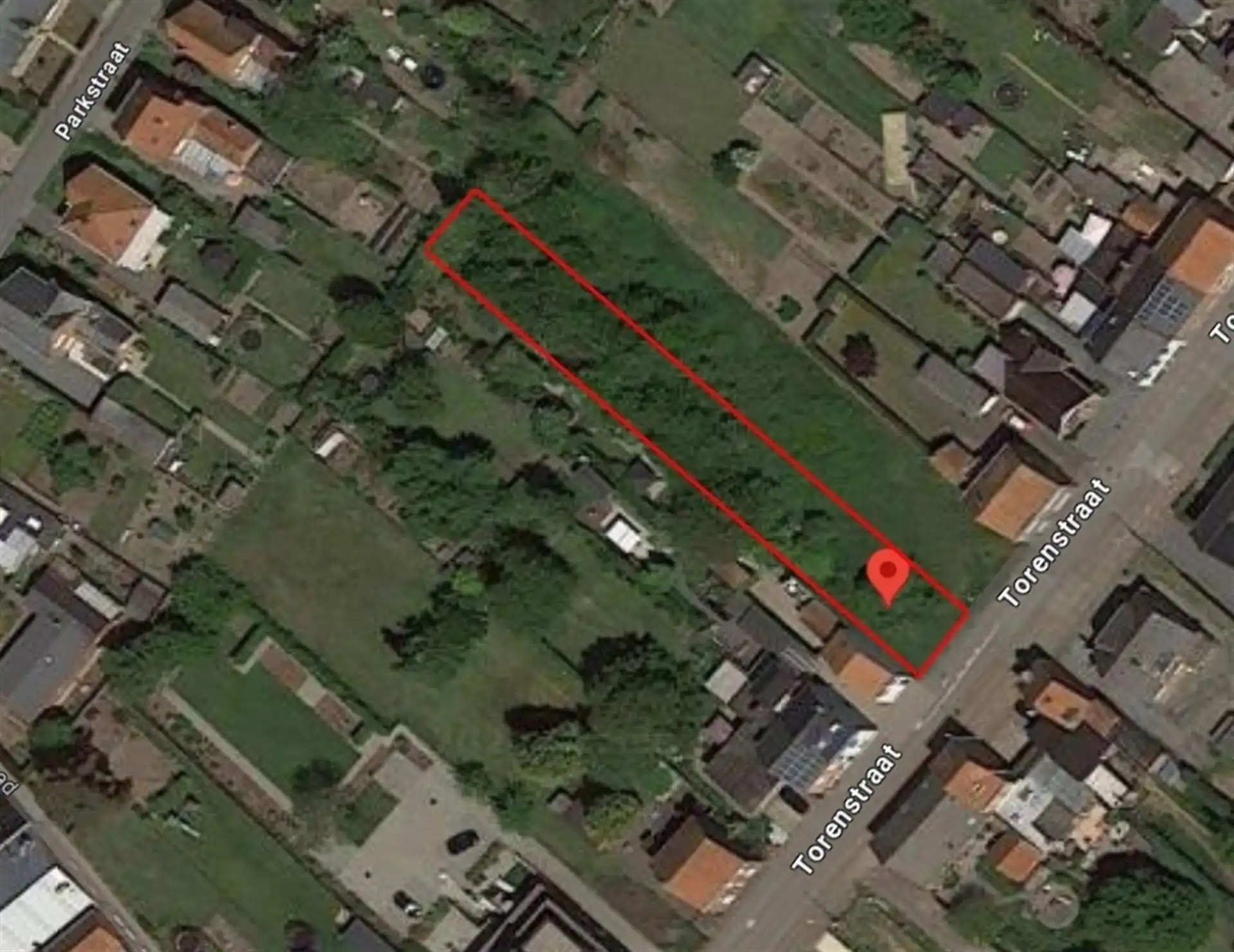 Lot 1 bouwgrond van 10 are voor halfopen bebouwing. foto 4