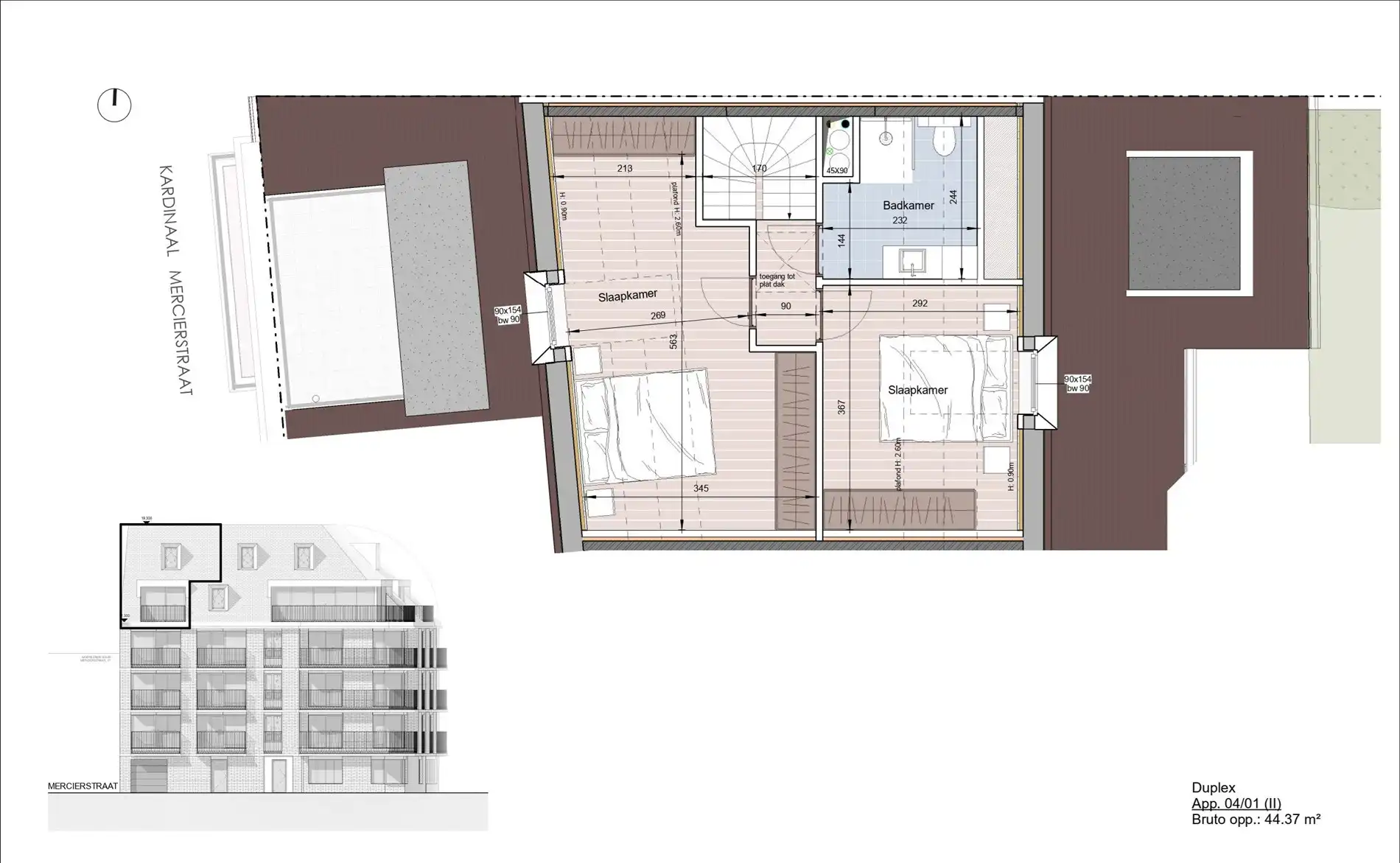 Groot duplex appartement gelegen in Res. Antoine foto 6