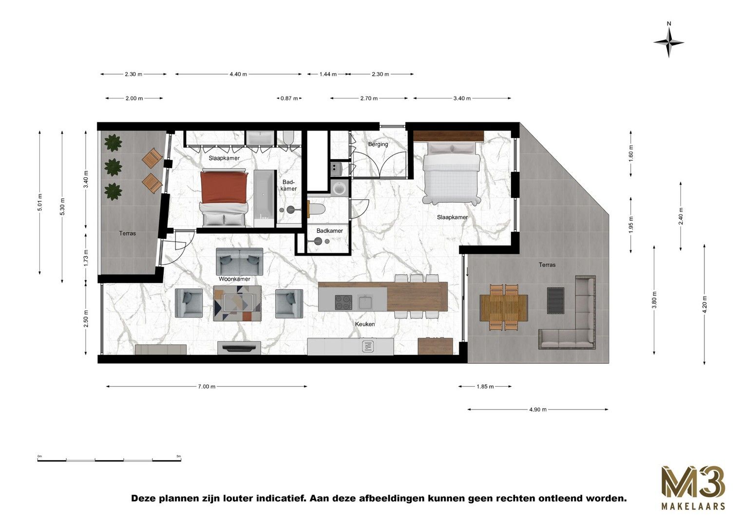 Luxueus gelijkvloers appartement in Residentie Leopold foto 30