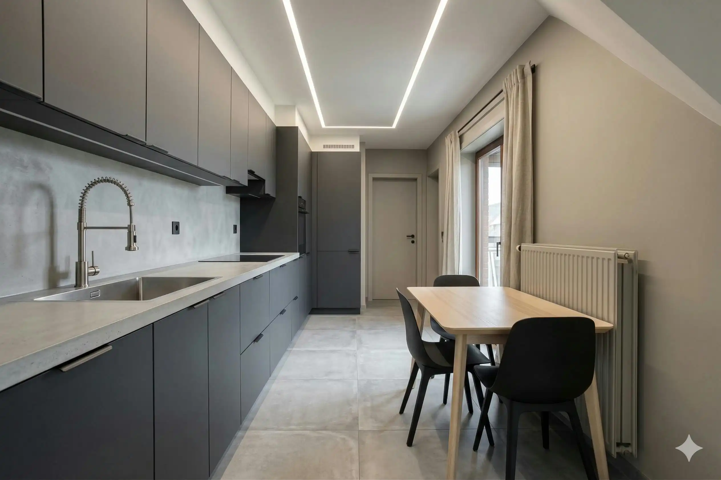 2-slaapkamer appartement te koop met zicht op de Houtmarkt in Kortrijk!  foto 6