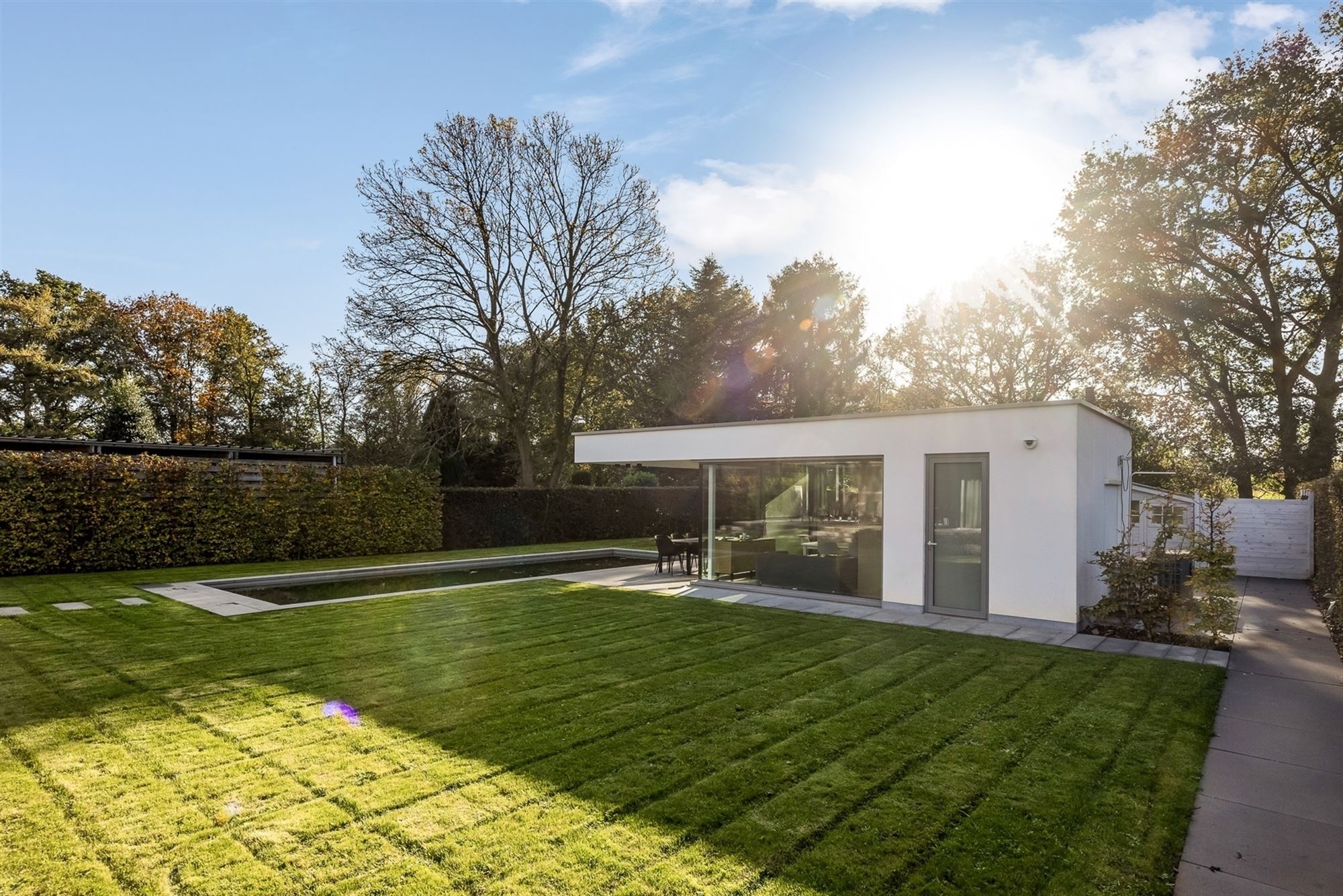 IMPRESSIONANTE EN EXEPTIONEEL AFGEWERKTE LUXE VILLA GELEGEN OP EEN UITERST RUSTIG EN ZONNIG PERCEEL VAN 14ARE 63CA TE KOERSEL foto 121