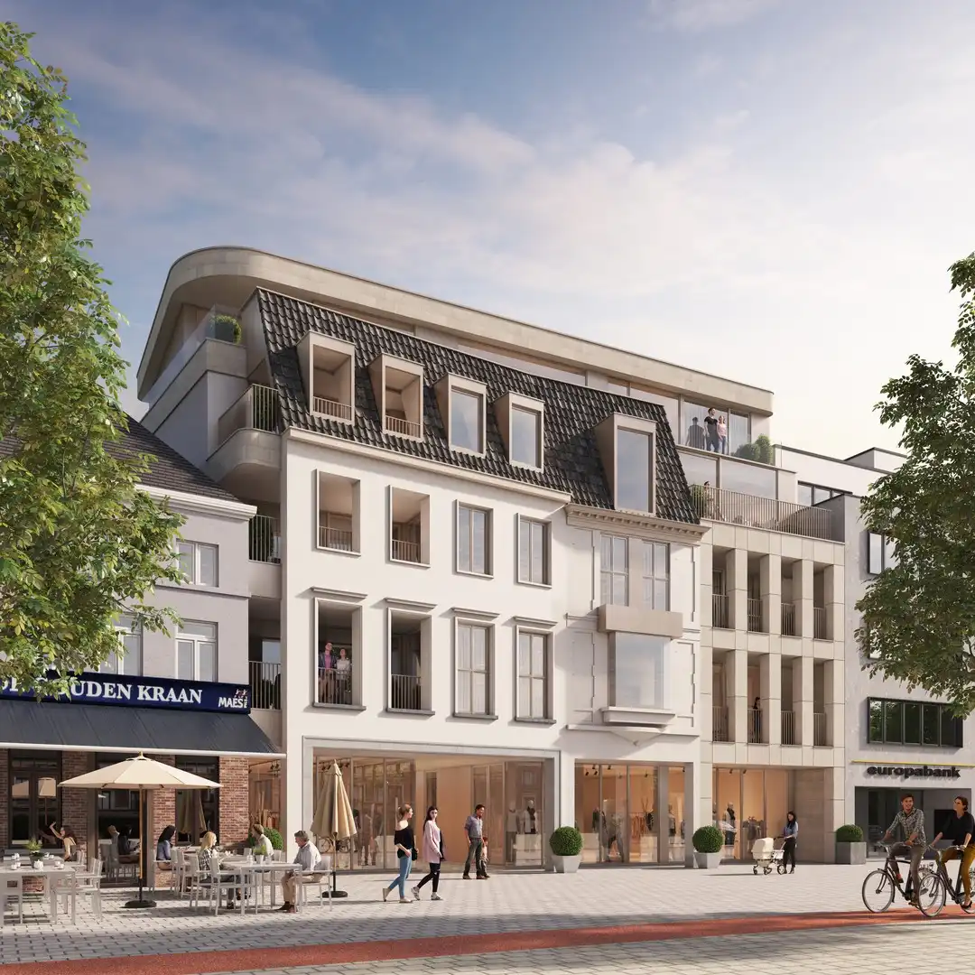 Nieuwbouwappartement met EPC A en terras in Wetteren te koop foto 5