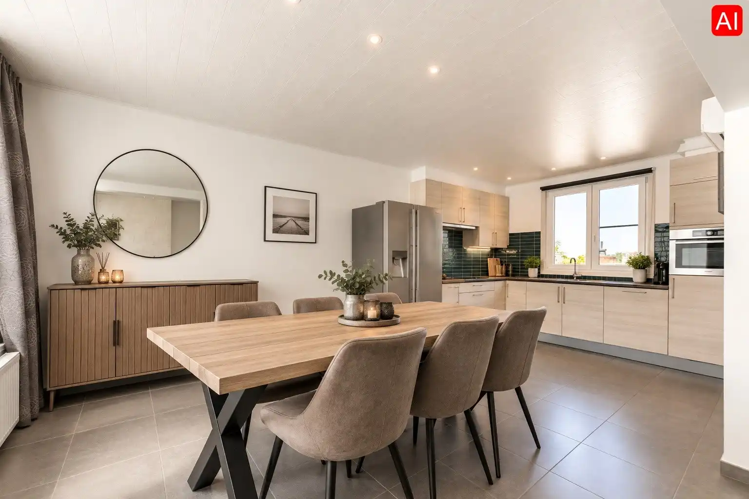 DUPLEX APPARTEMENT (104 m²) MET 2 SLPKS IN HARTJE TIELT foto 2