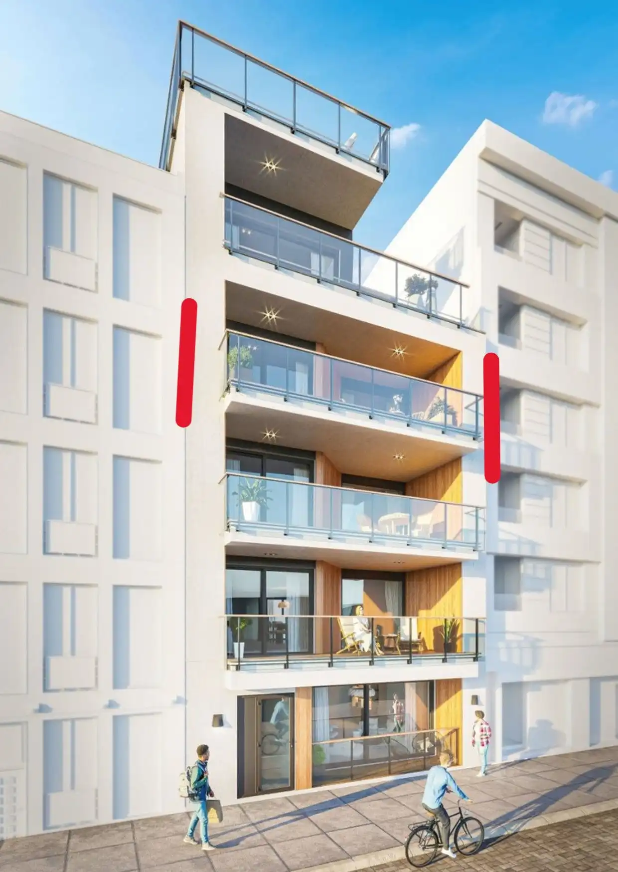 VERKOCHT! RUIM INSTAPKLAAR APPARTEMENT MET 3 SLAAPKAMERS EN TERRASSEN NABIJ ZEE! foto 6