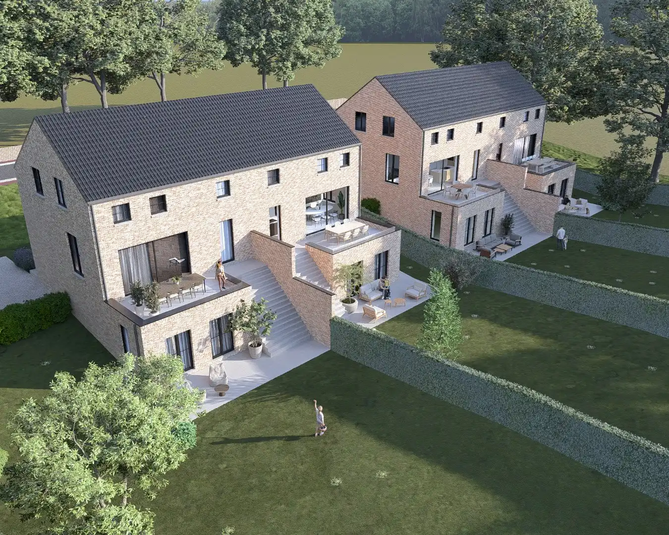 Hoogwaardig afgewerkte halfvrijstaande nieuwbouwwoning op een perceel van 7a78ca te As! foto 5