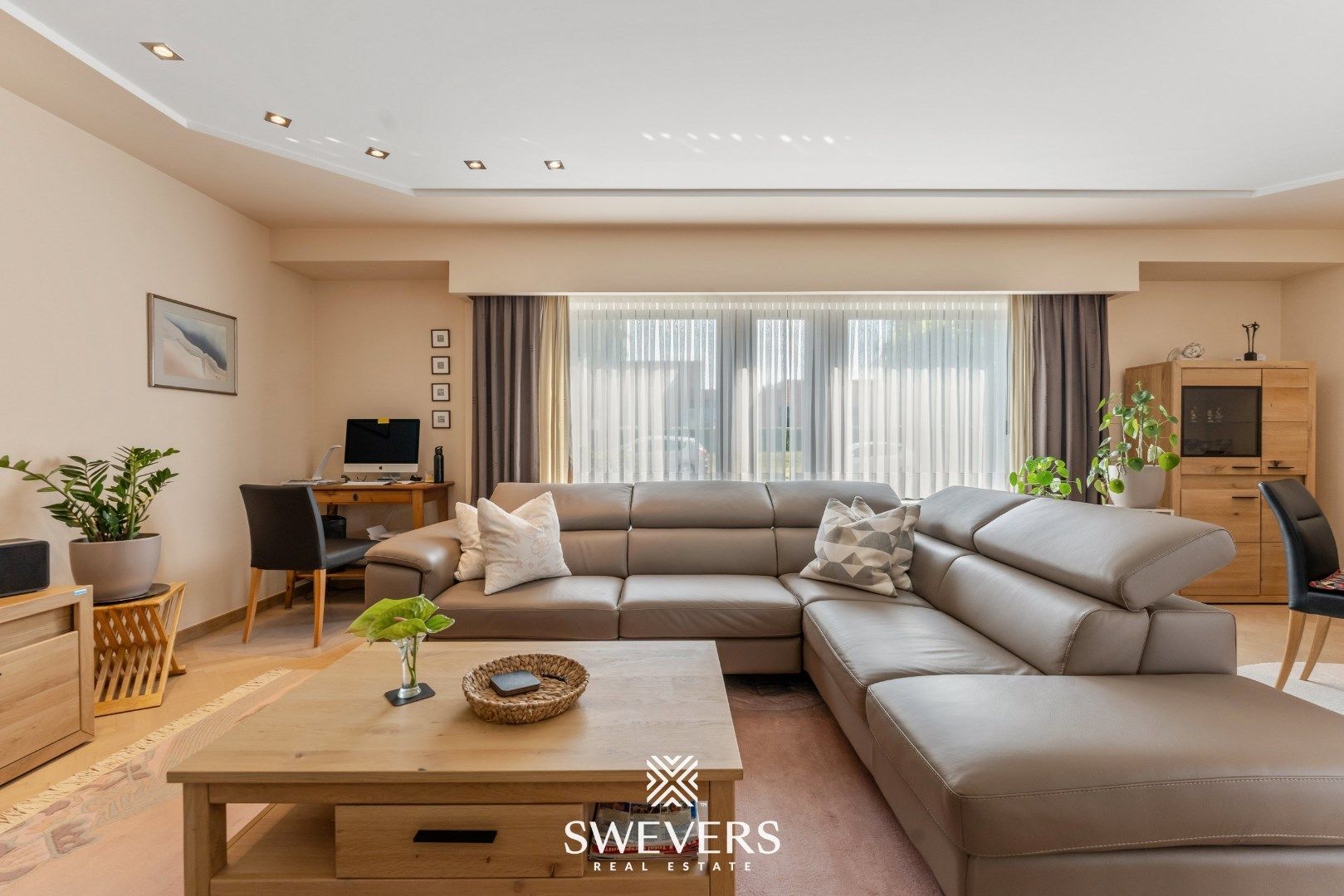 Gelijkvloers, ruim appartement met grote tuin te Koersel foto 2