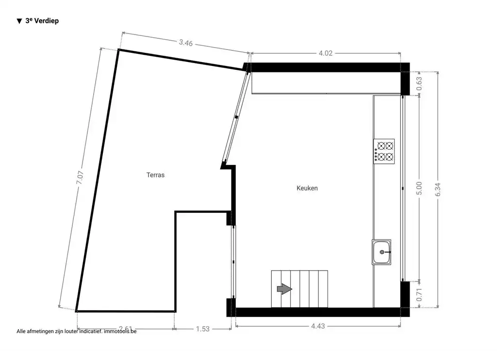 Unieke woning met eclectische gevels en dakterras foto 18