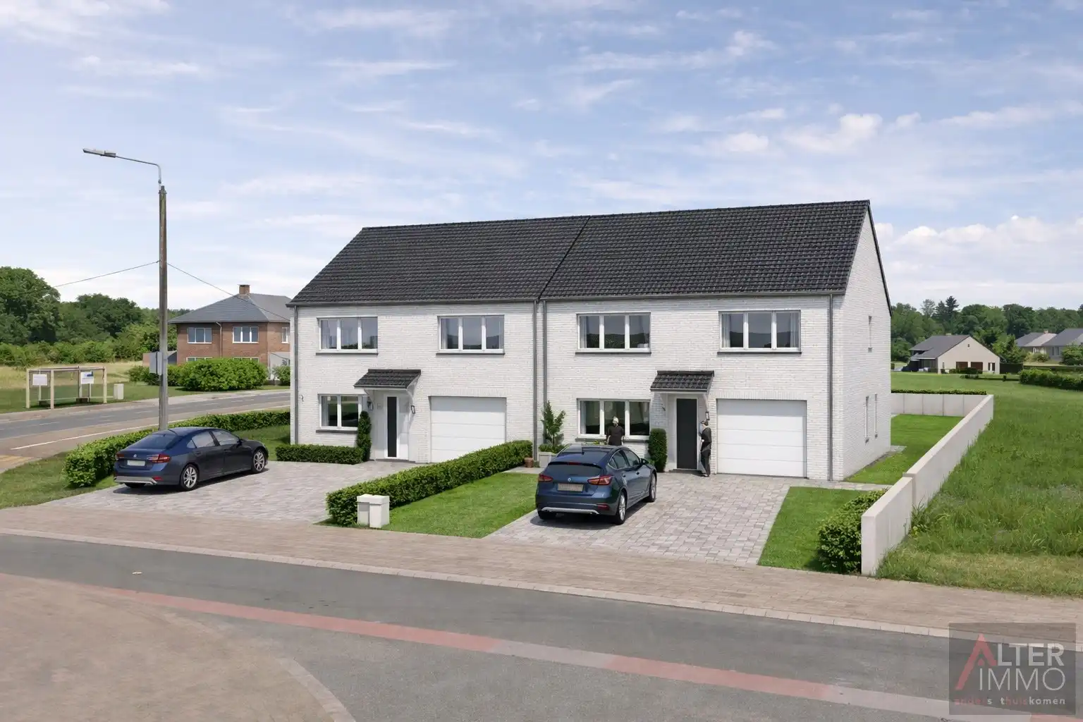 Gunstig gelegen bouwgrond van 5a 63ca voor een halfopen bebouwing. foto 2