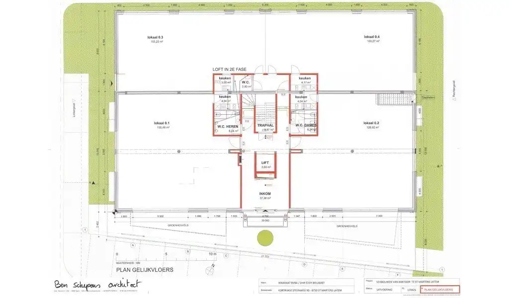 Lichtrijk kantoor te huur op zichtlocatie te Sint-Martens-Latem foto 24