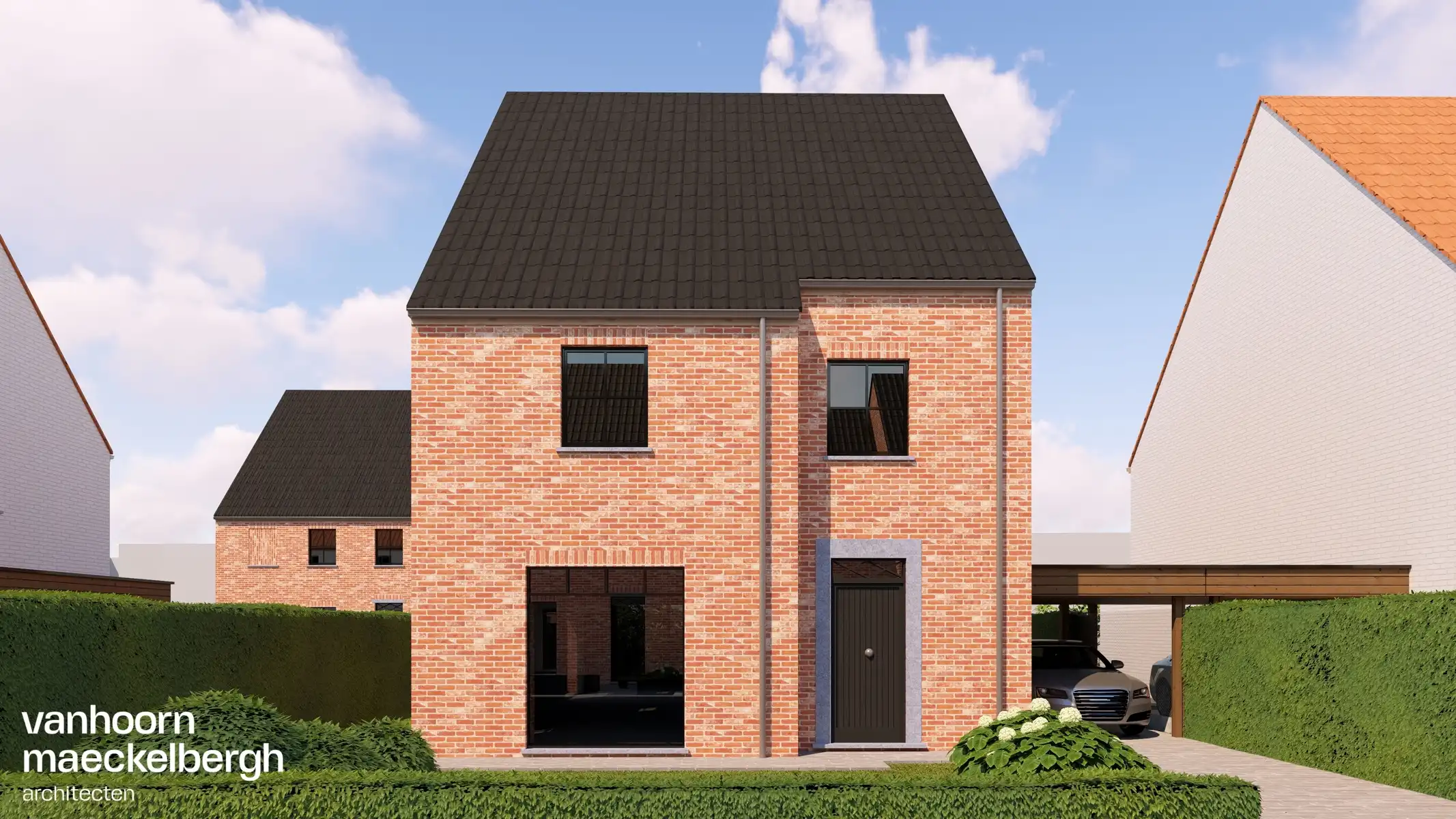 Ruime open bebouwing met zuidgerichte tuin in Gistel. foto {{pictureIndex}}